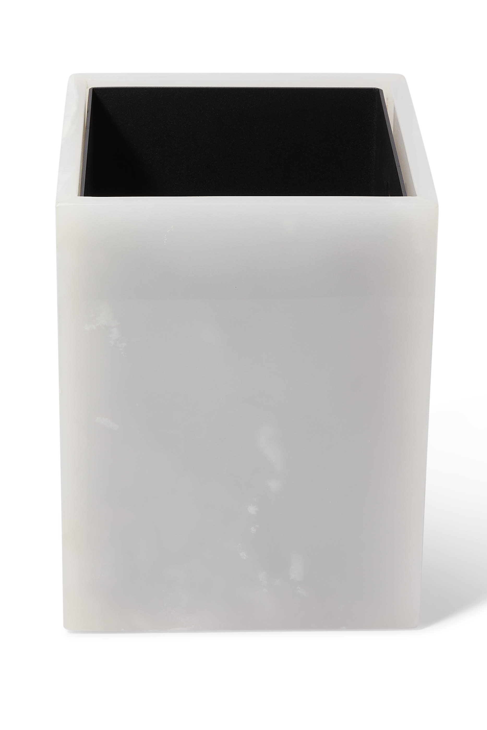 White Onyx Waste Bin
