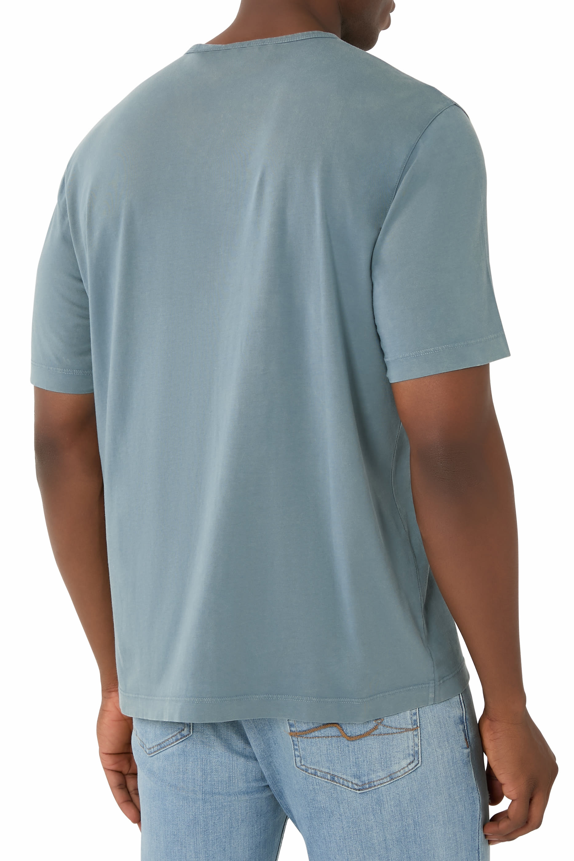 Ribbed Crewneck T-Shirt