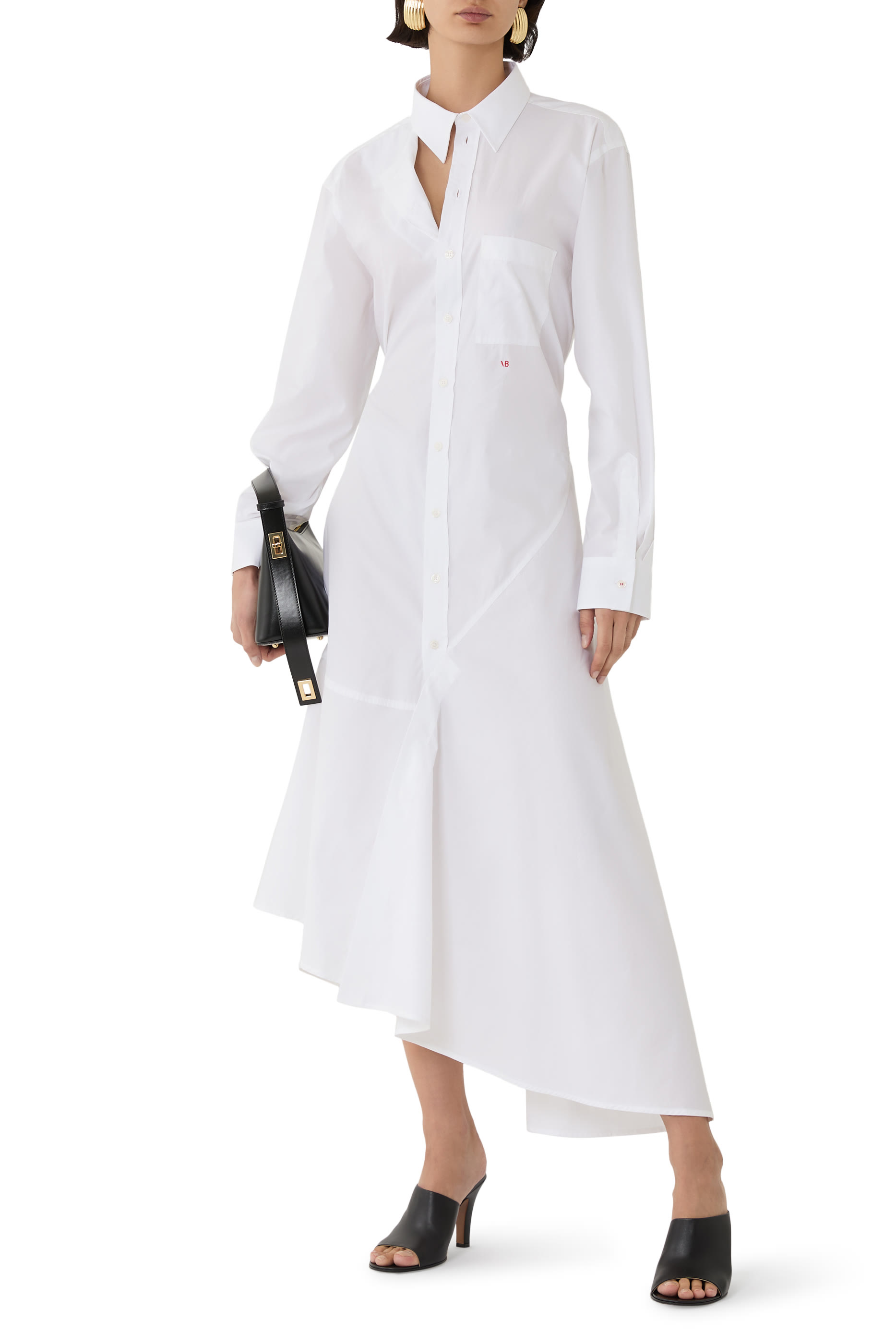 Panelled Shirt Dress
