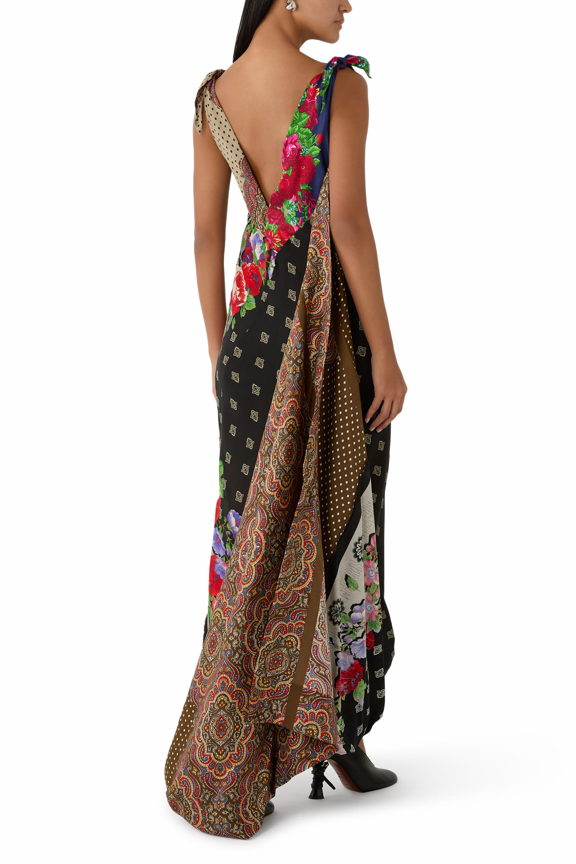 Bow-Knotted Straps Dress