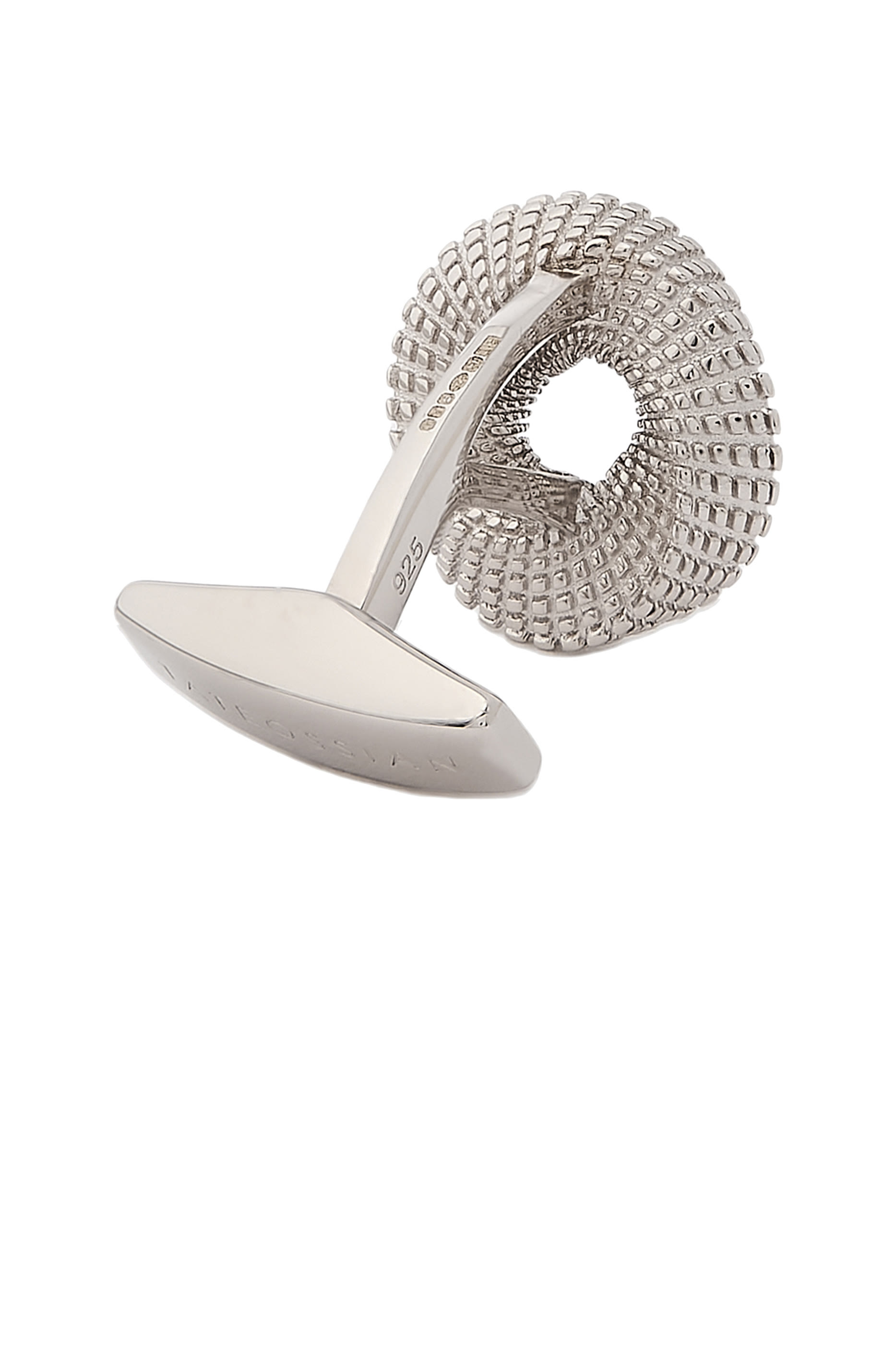 Mobius Knot Cufflinks, Sterling Silver