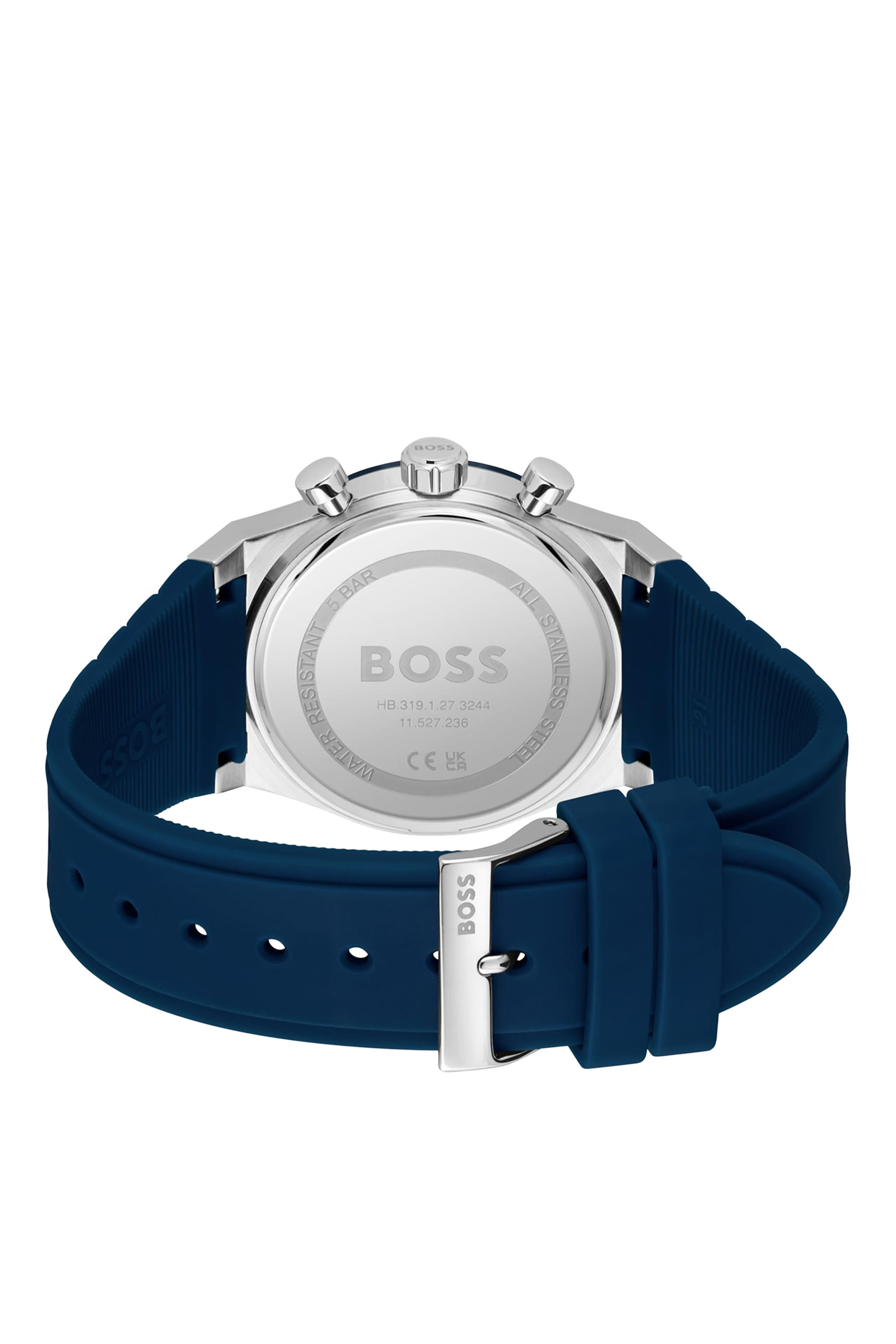 Candor Chrono Silicone-Strap Chronograph Watch