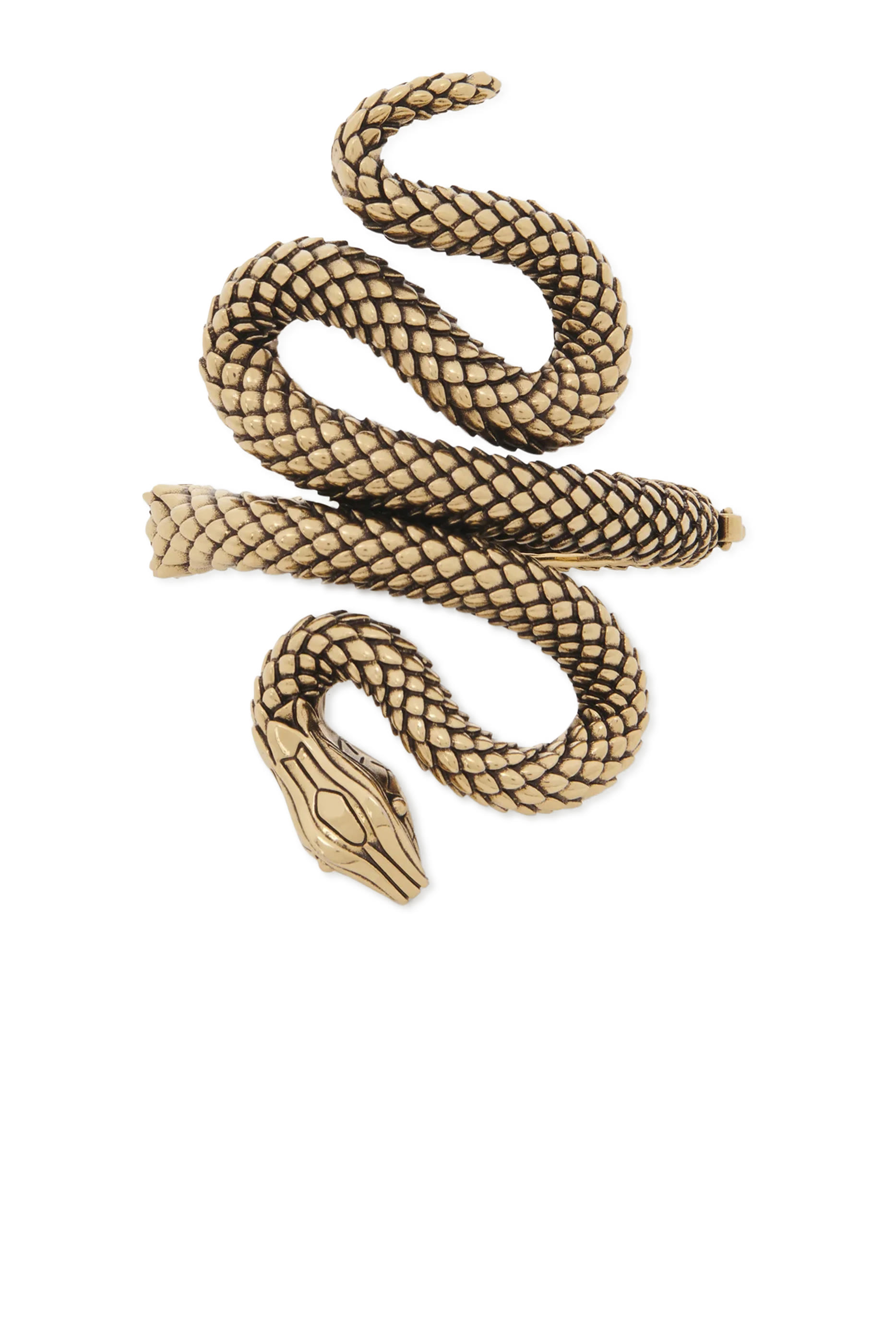The Chlo&eacute; Snake Bracelet, Brass