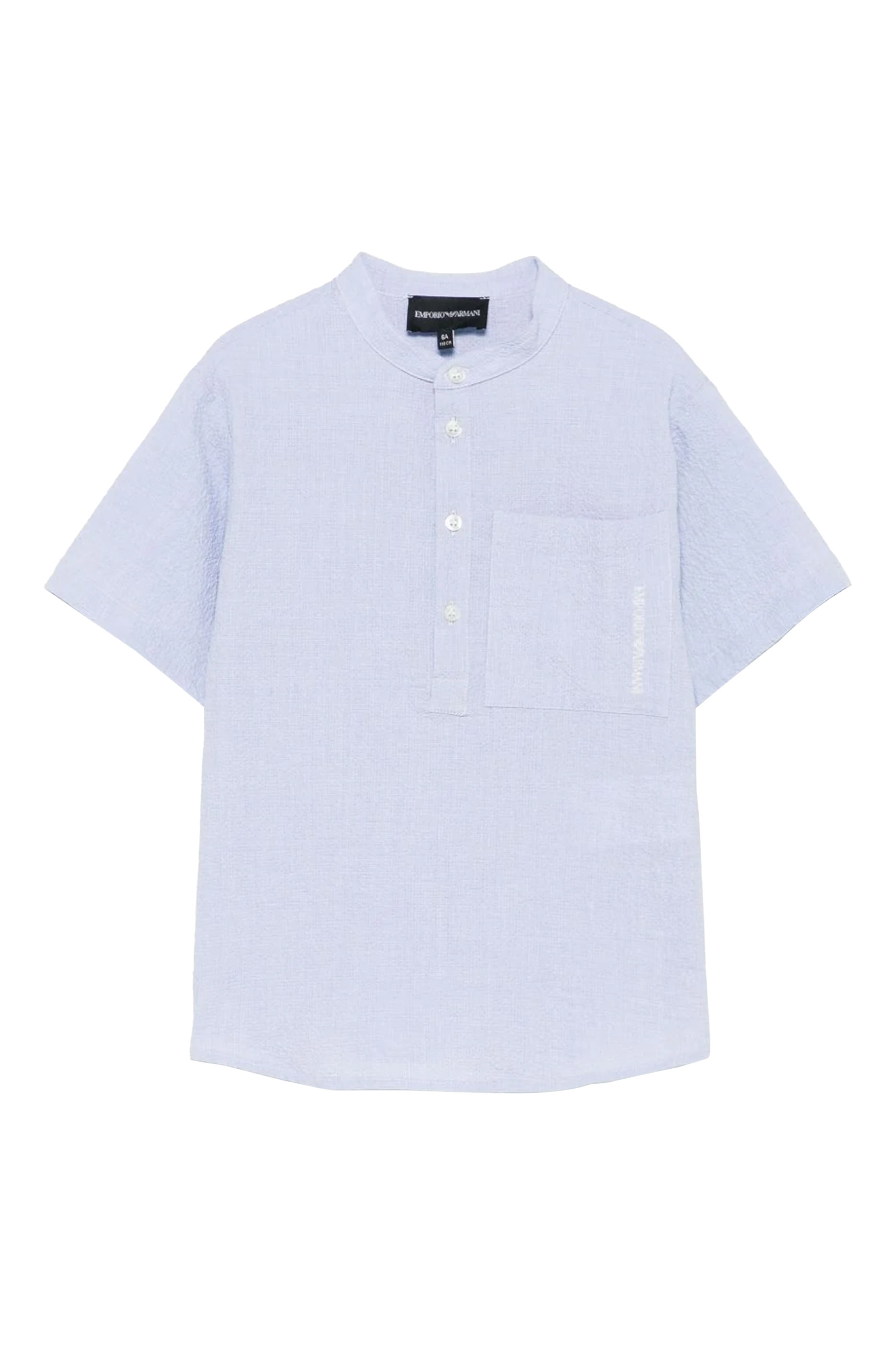 Kids  Striped Logo Shirt