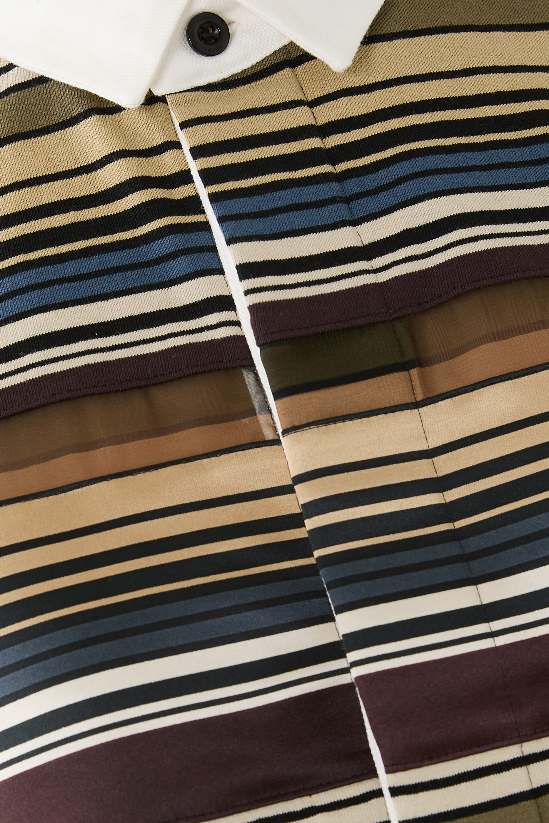 Horizontal Stripe Polo Shirt