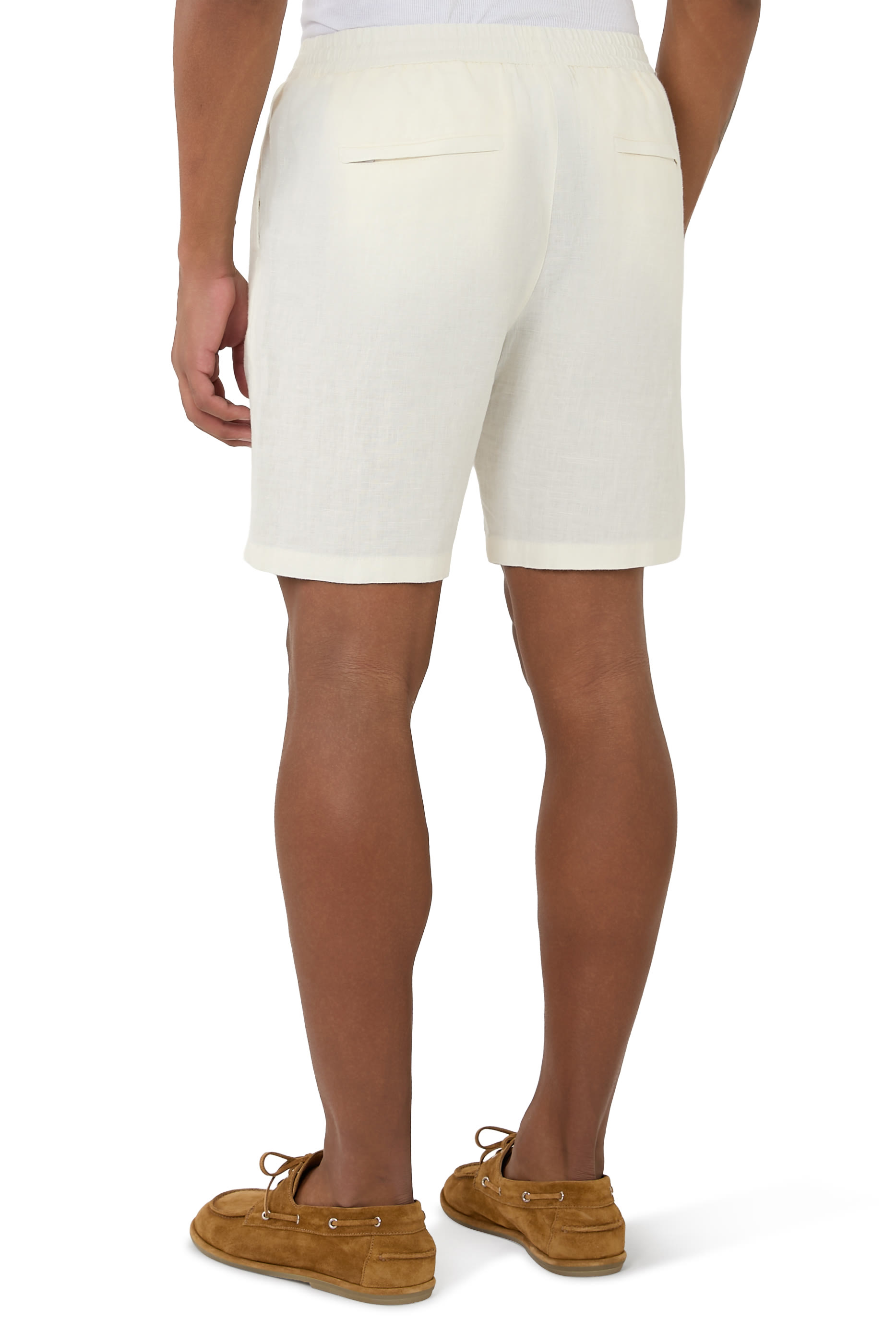 Edmund Jogger Linen Drawstring Shorts