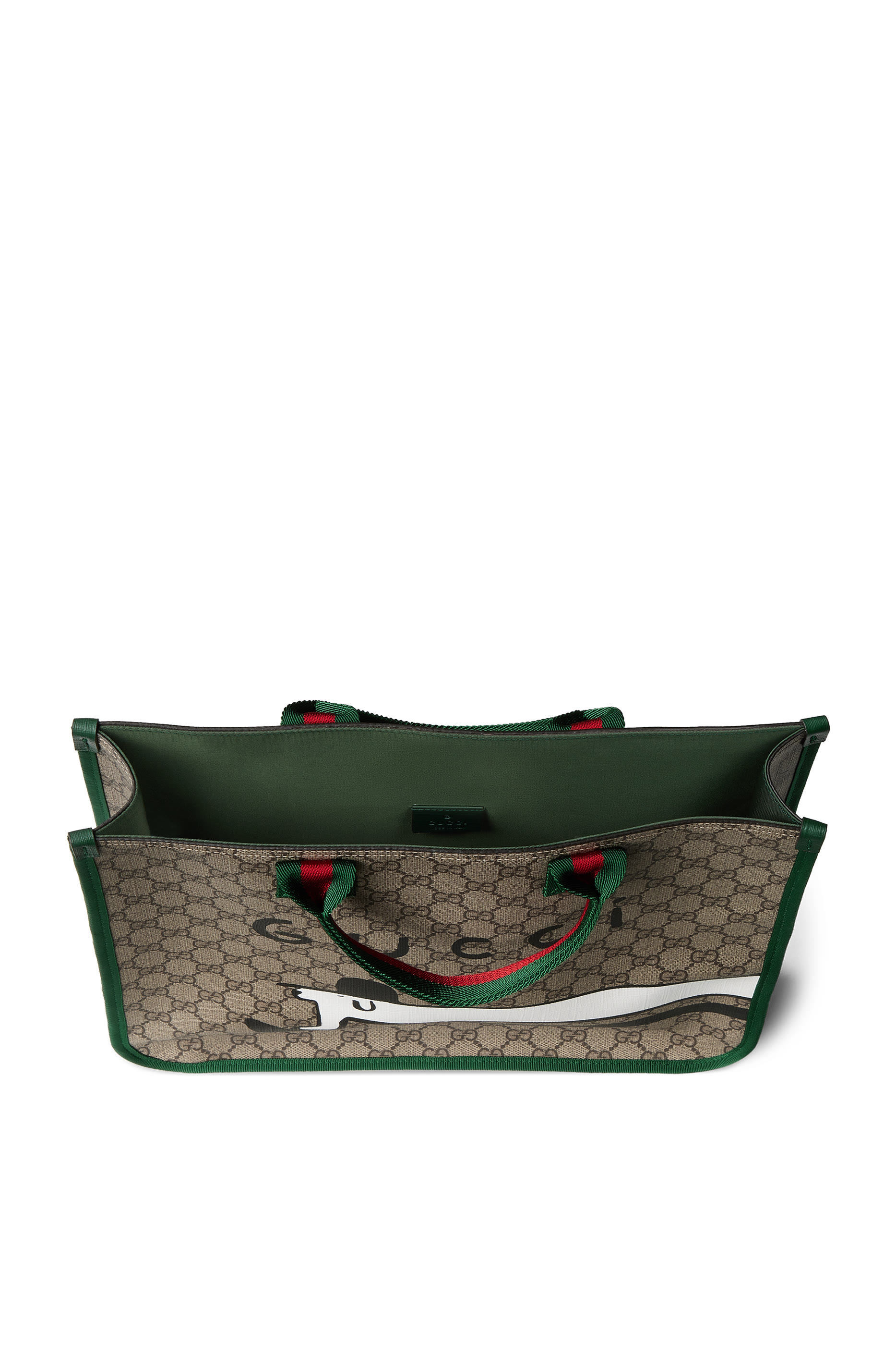 Kids Dog-Print GG Tote Bag