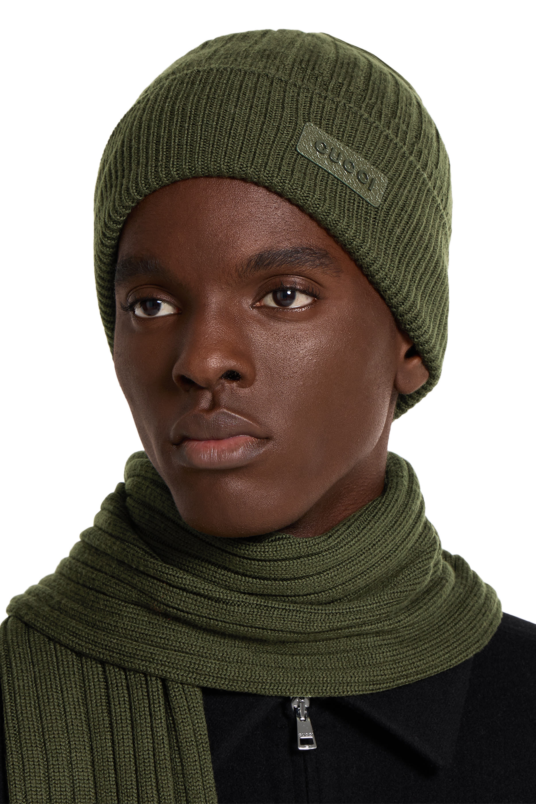 Wool Beanie with Logo