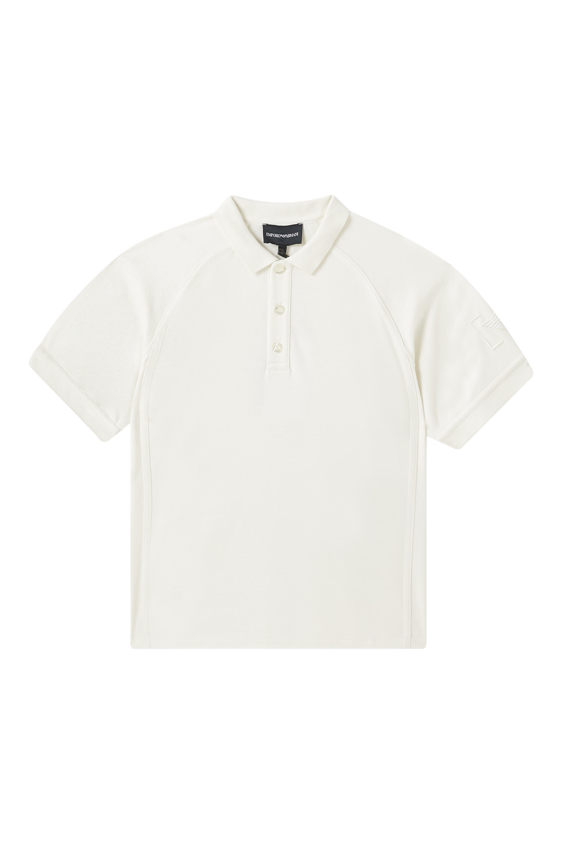 Kids Eagle Logo Jersey Polo Shirt