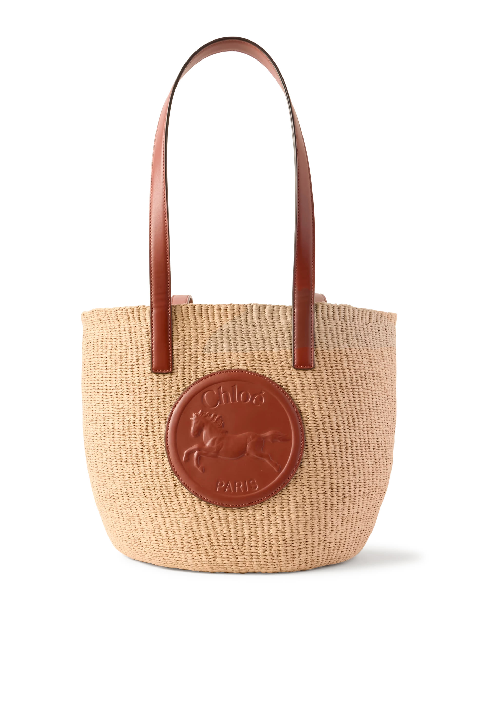 Large Horse Medal Basket Bag