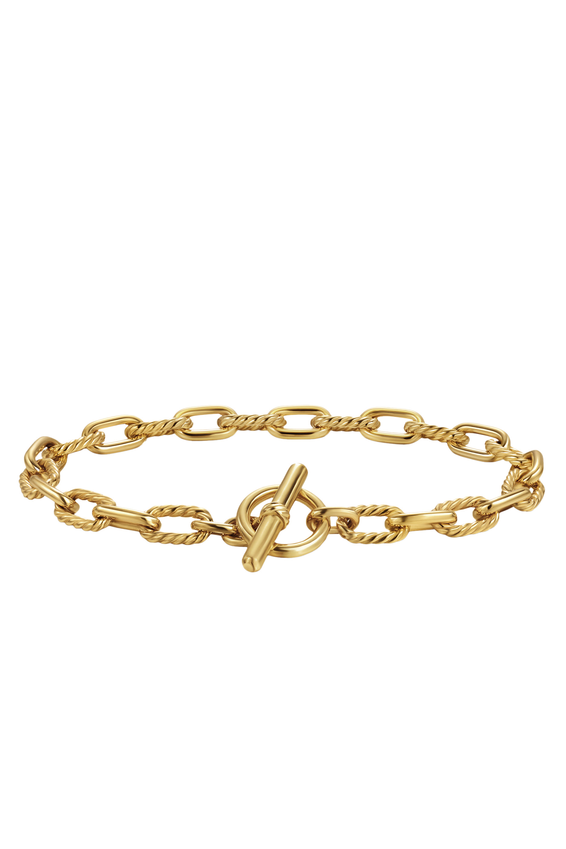 Madison&reg; Toggle Chain Bracelet, 18K Yellow Gold
