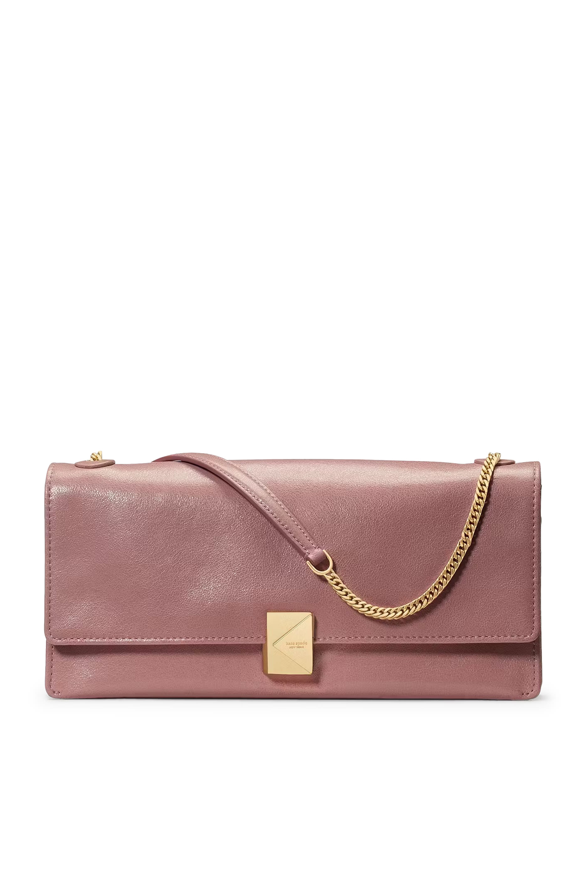 Deco Glazed Leather Soft Shoulder Bag