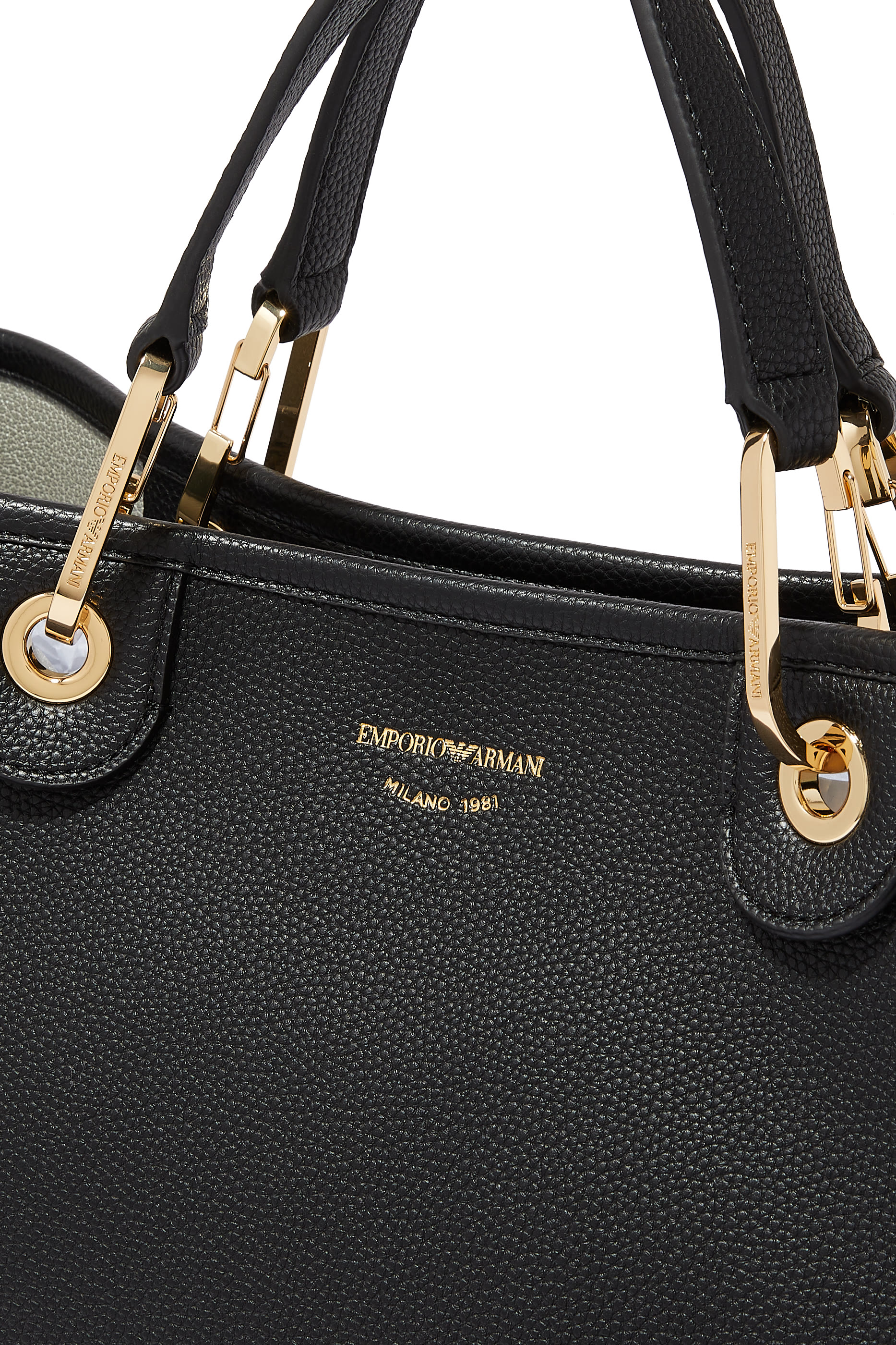 Faux Leather Shopping Bag