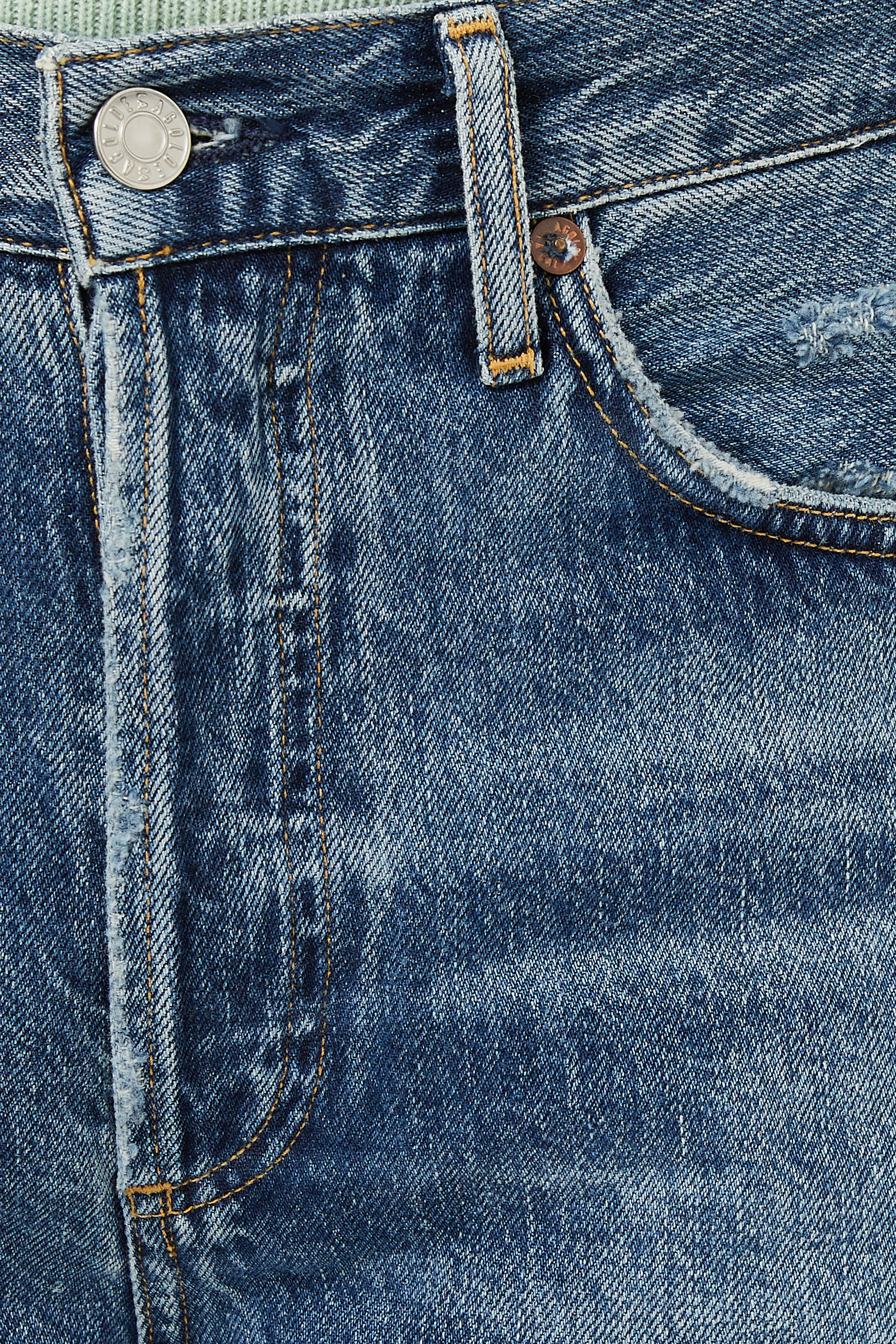 Riley High Rise Straight Crop