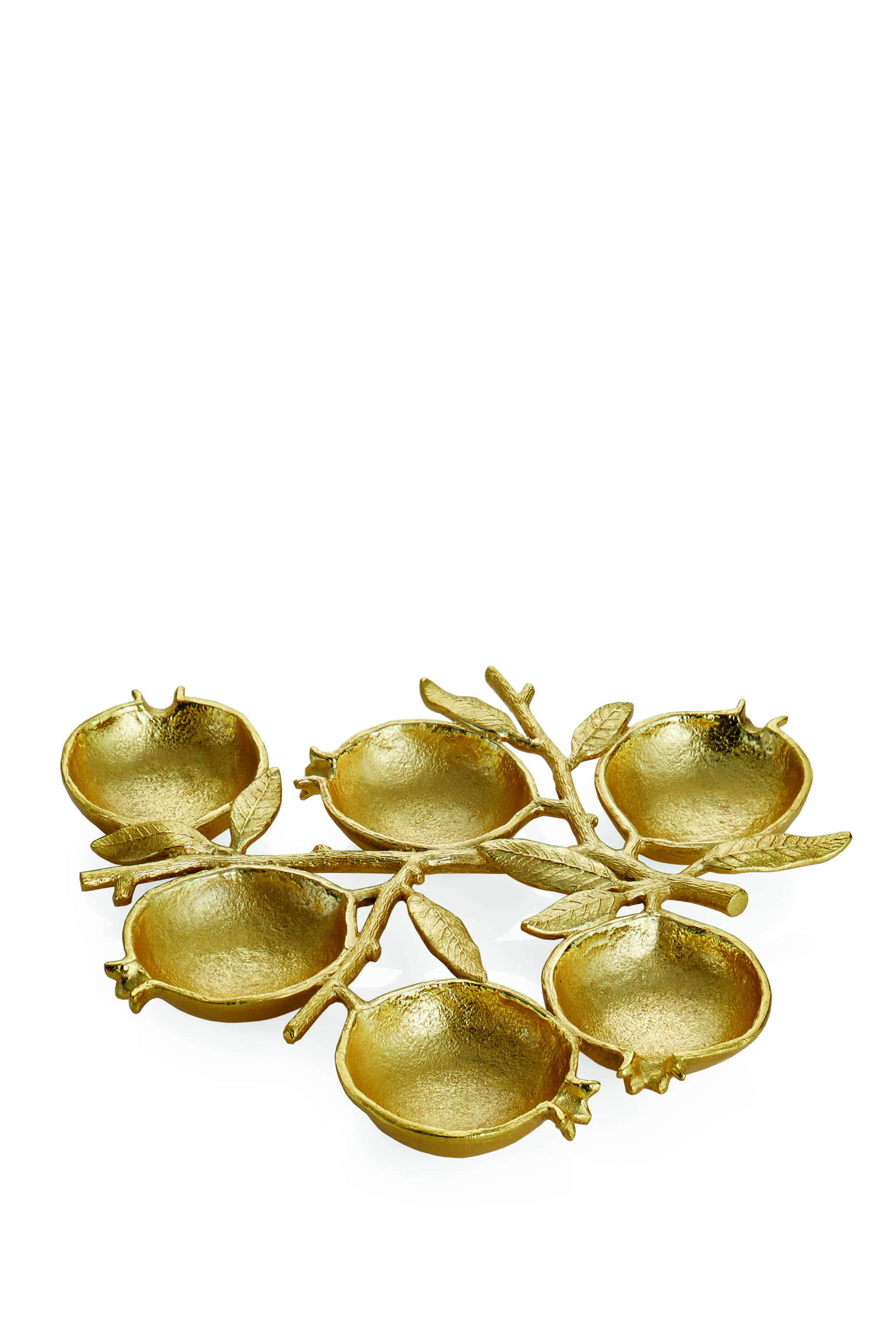 Pomegranate Six Compartment Plate