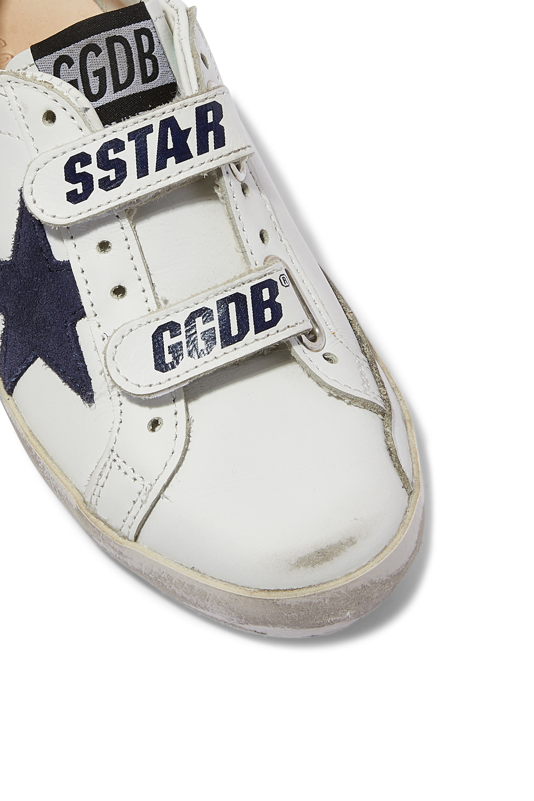 Kids Old School Leather Sneakers