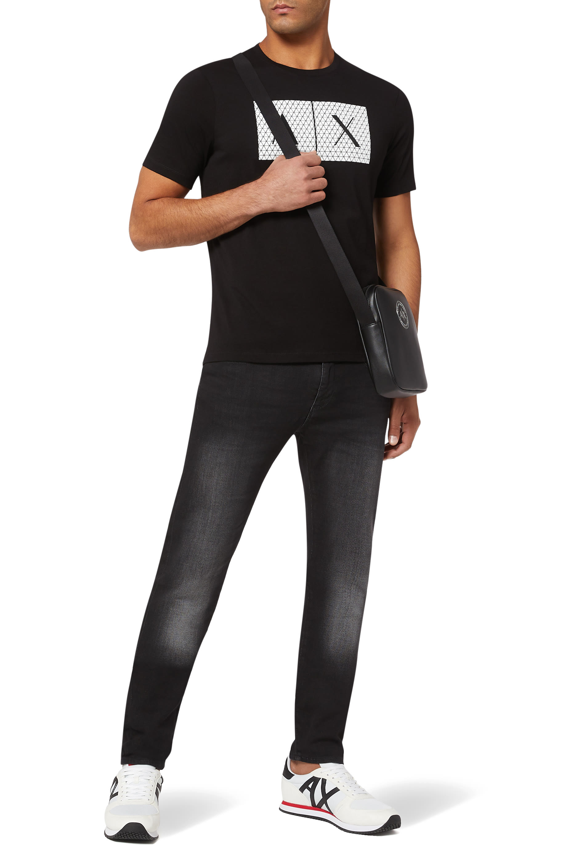 Triangulation Logo Print T-Shirt