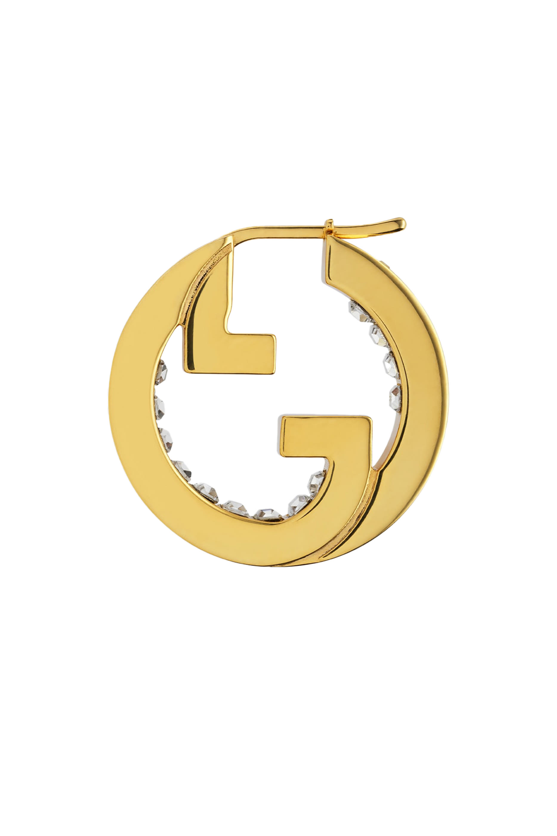  Blondie Crystal Hoop Earrings