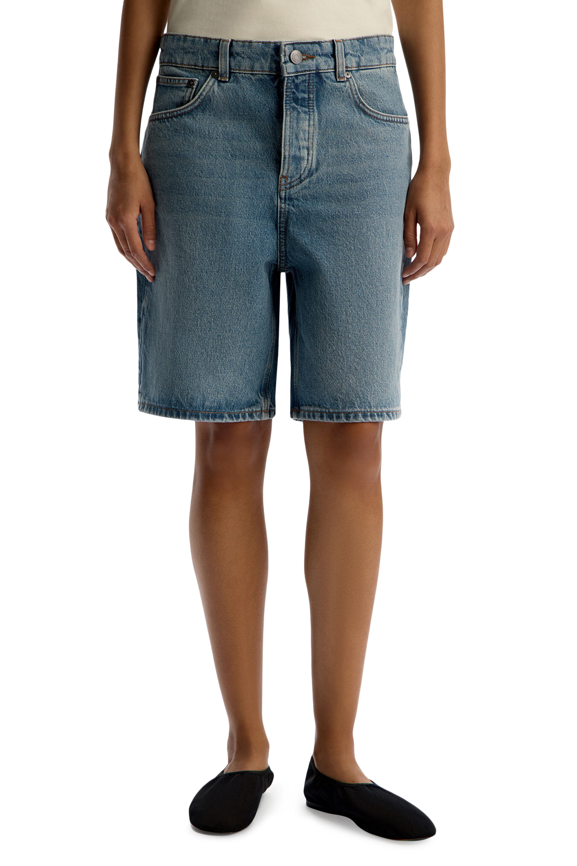 Boyfriend Denim Shorts