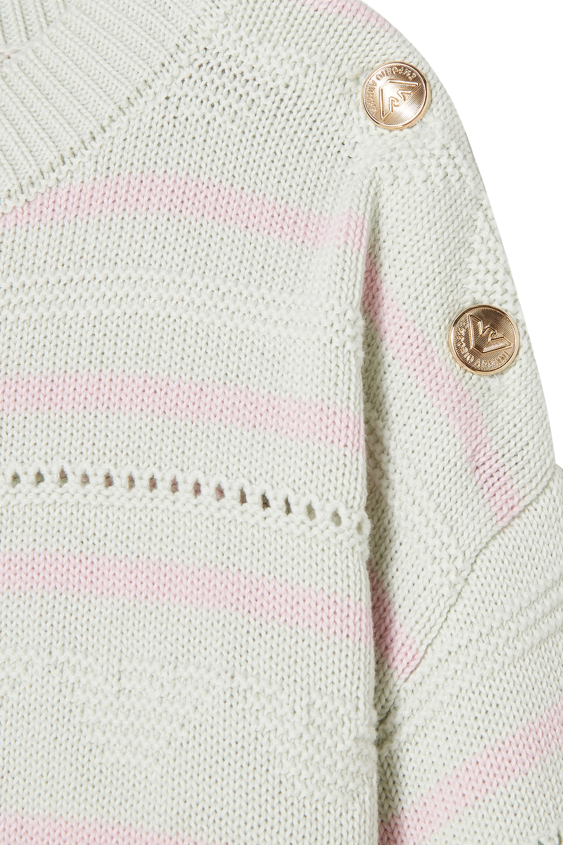Kids Multi Horizontal Detail Sweater