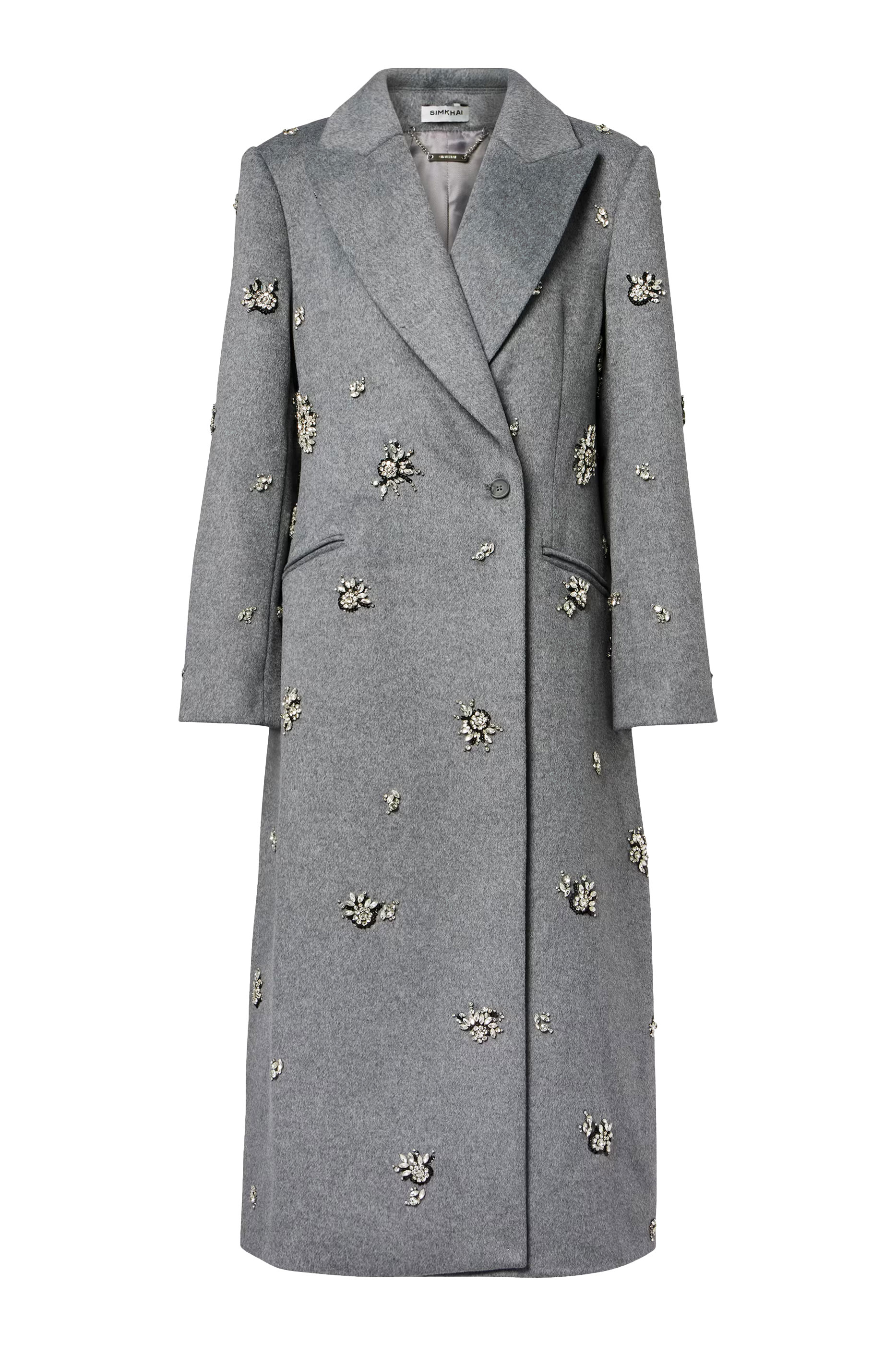 Gianni Embellished Wool Coat