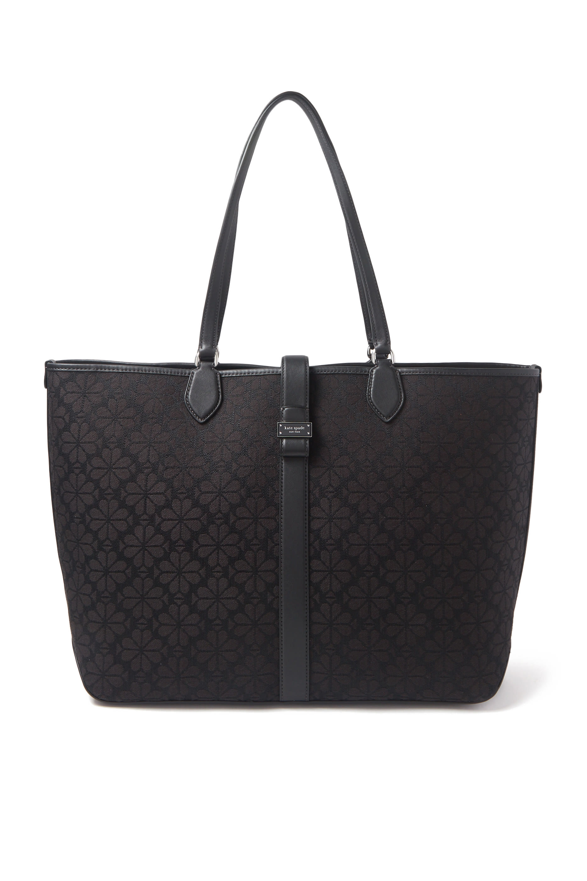 Spade Flower Jacquard Large Open Tote