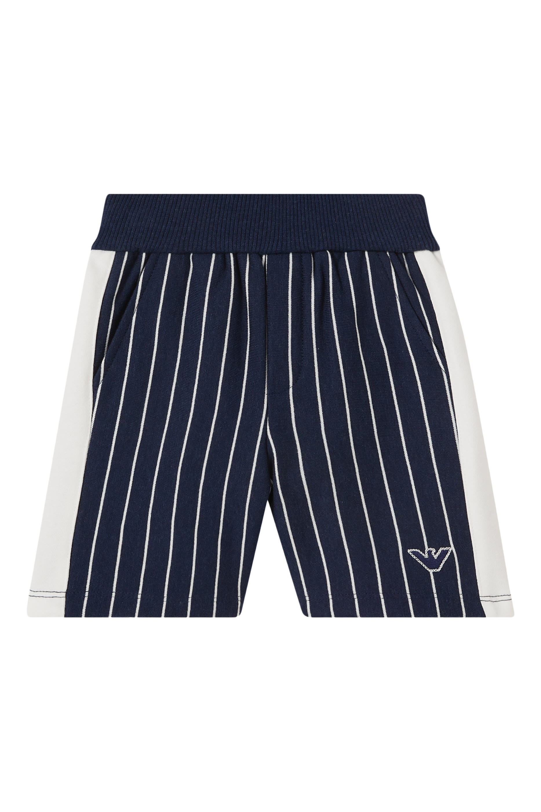 Kids Logo Striped Shorts