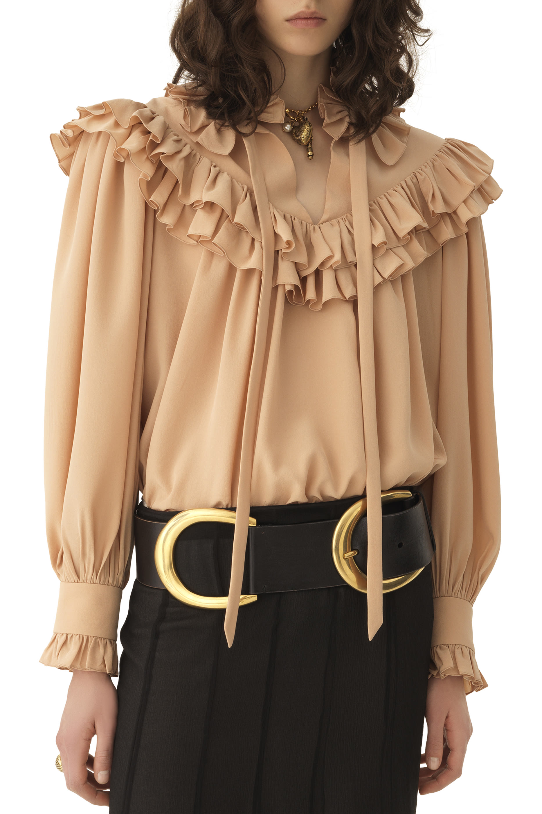 Oversized Ruffle Top