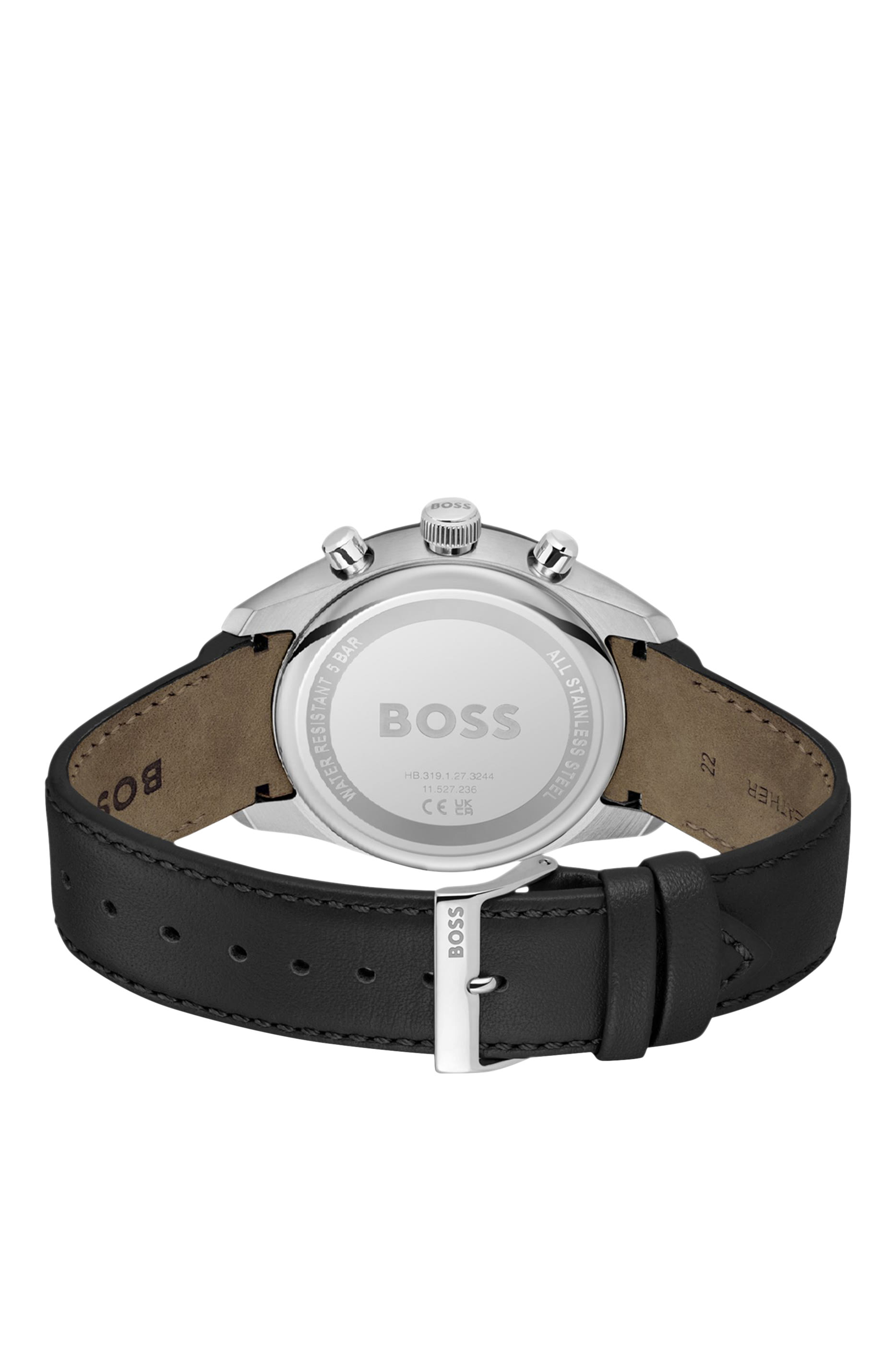 Grand Prix Black-Dial Chronograph Watch