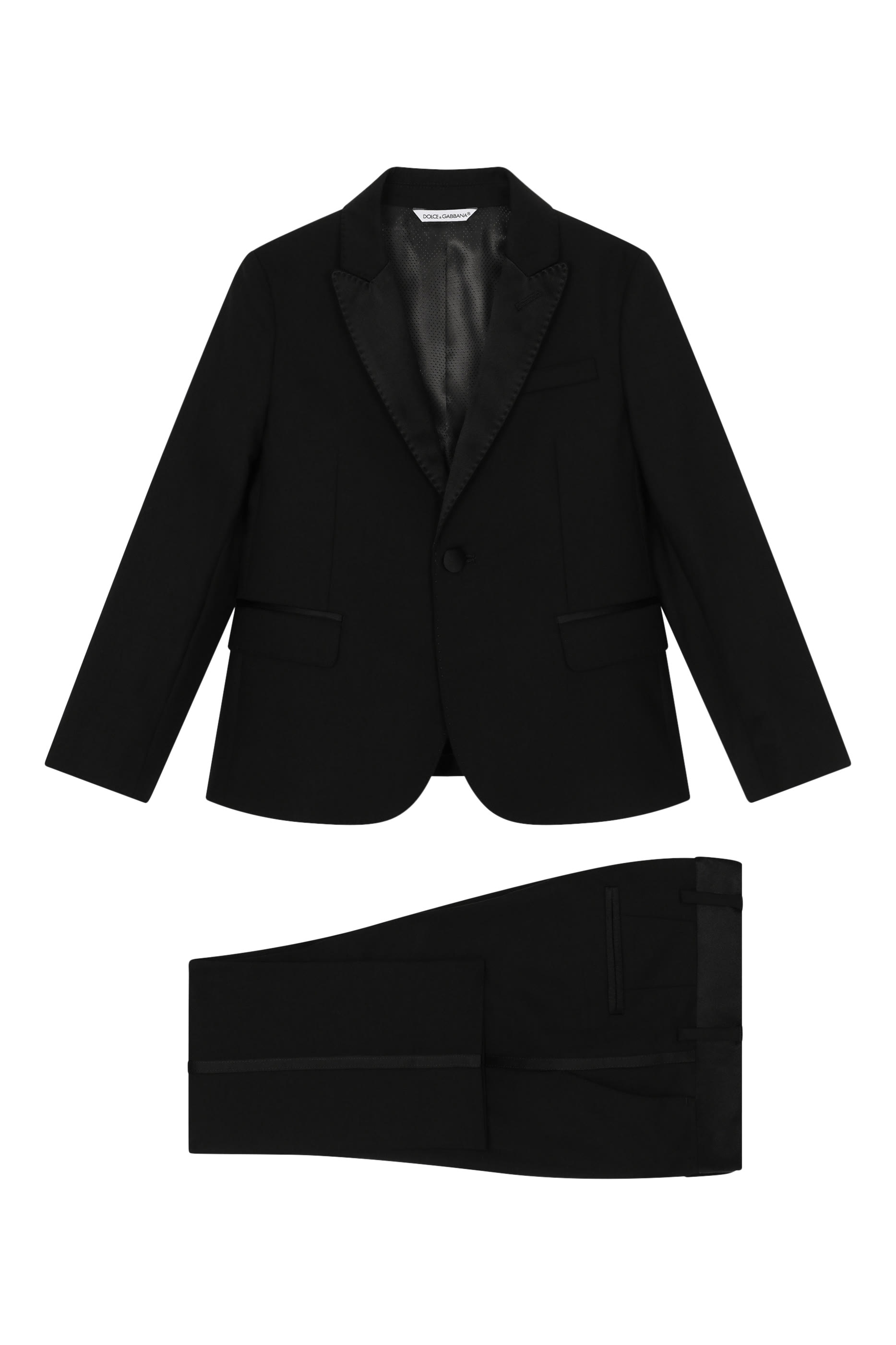 Kids Single-Breasted Tuxedo Suit 