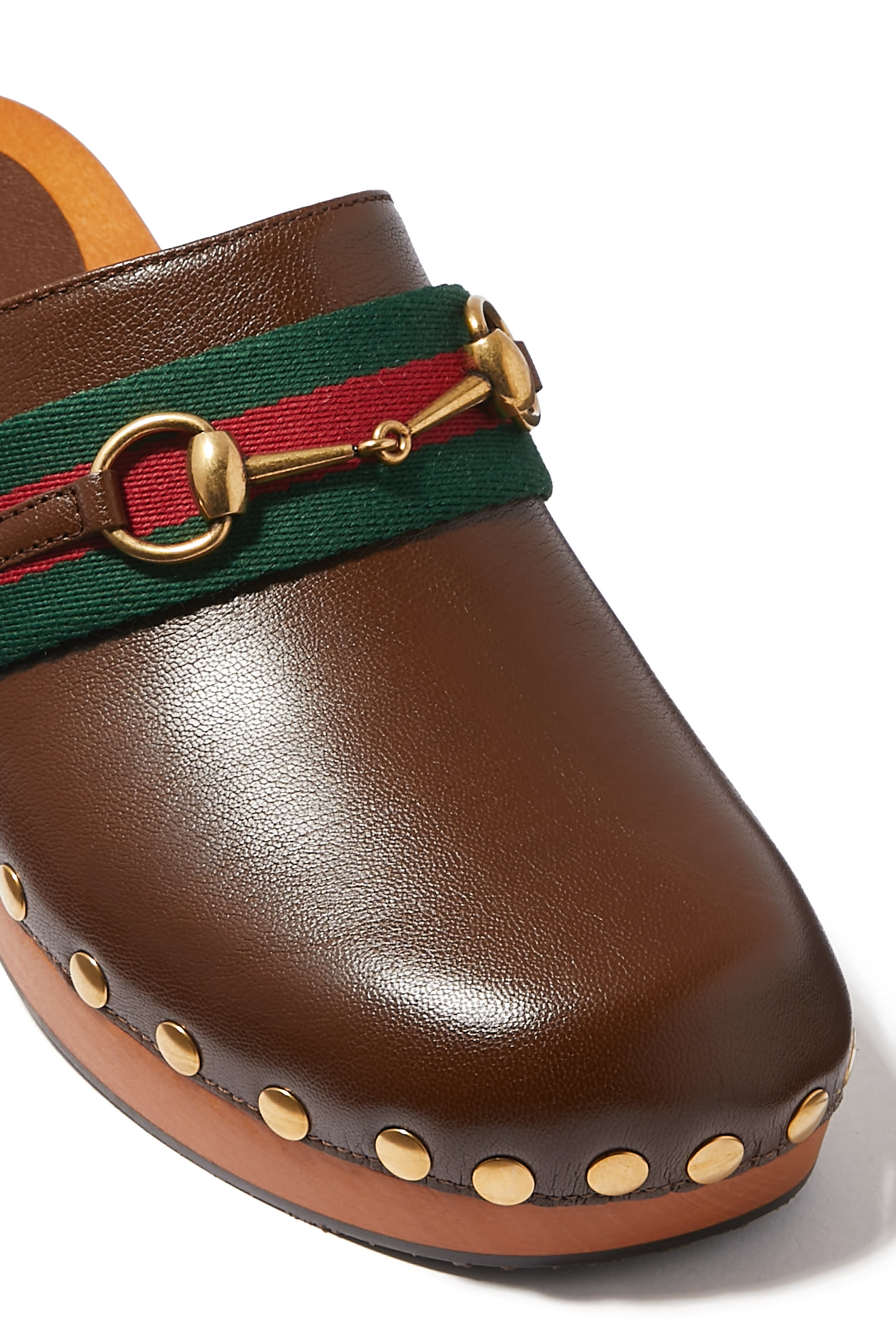 Horsebit 35 Leather Clogs