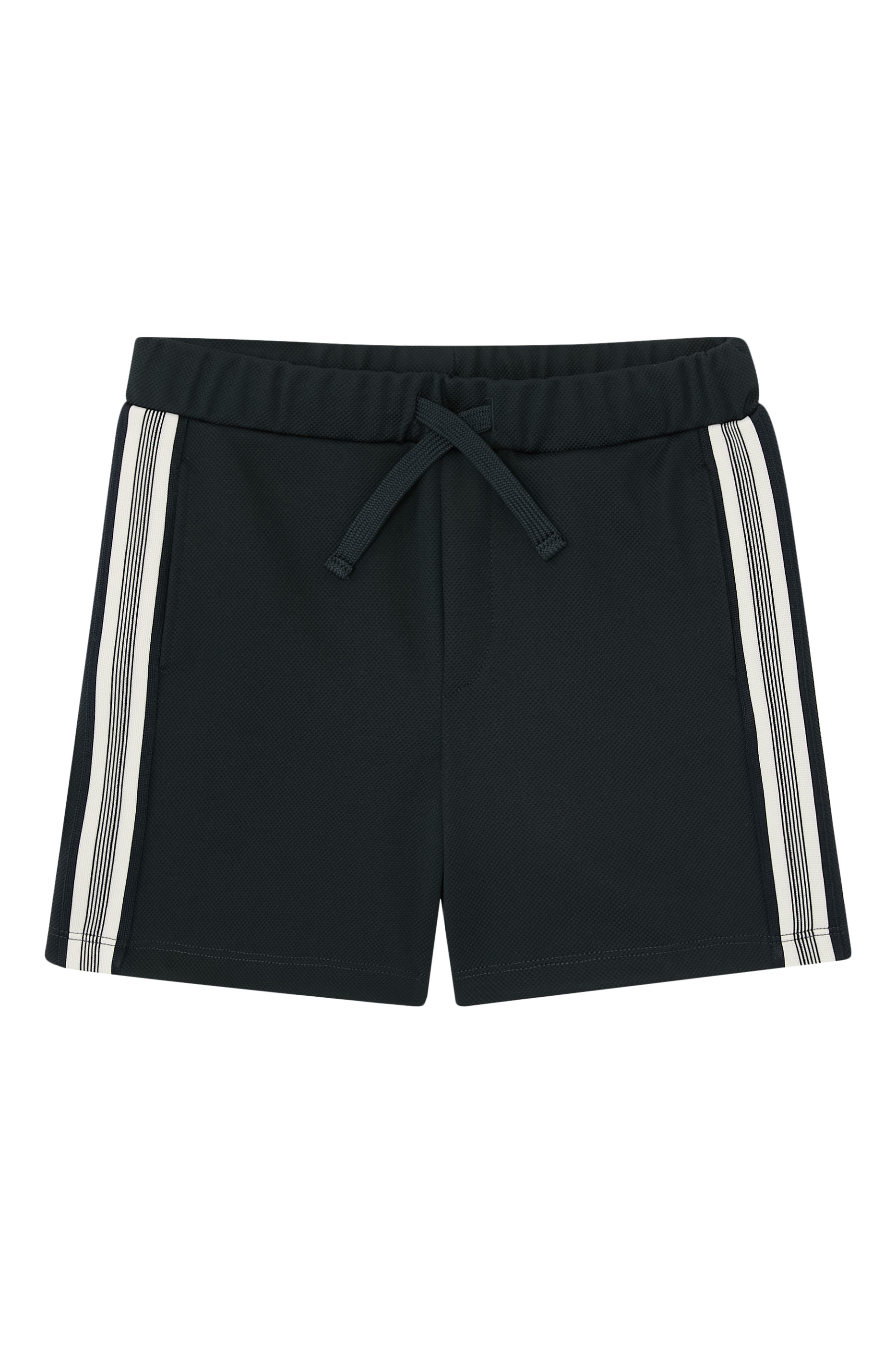 Kids Side Stripe Textured Shorts