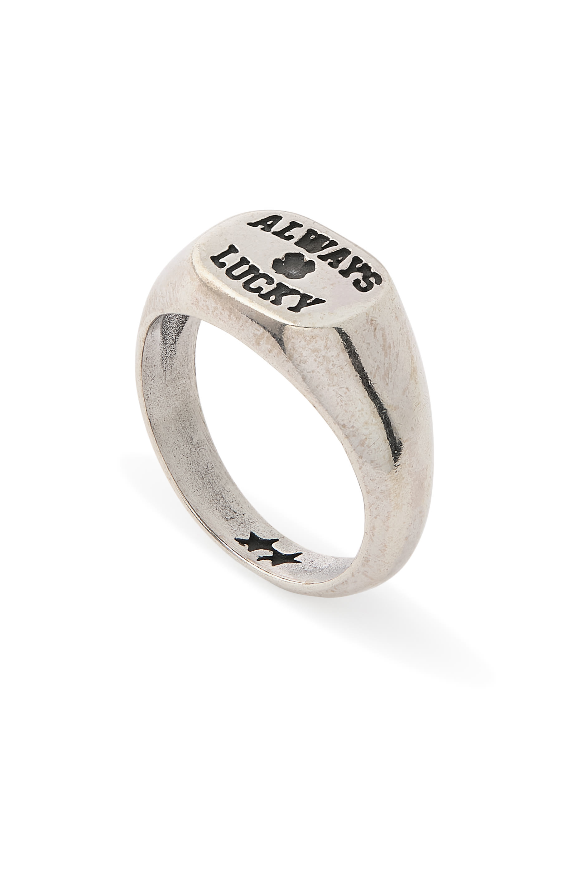  Always Lucky Signet, 925 Sterling Silver