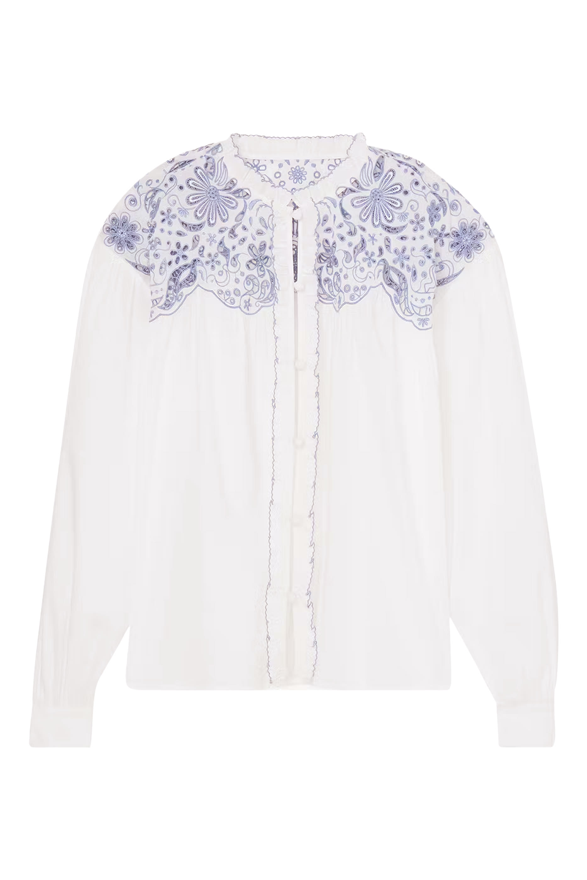 Floral Embroidered Blouse