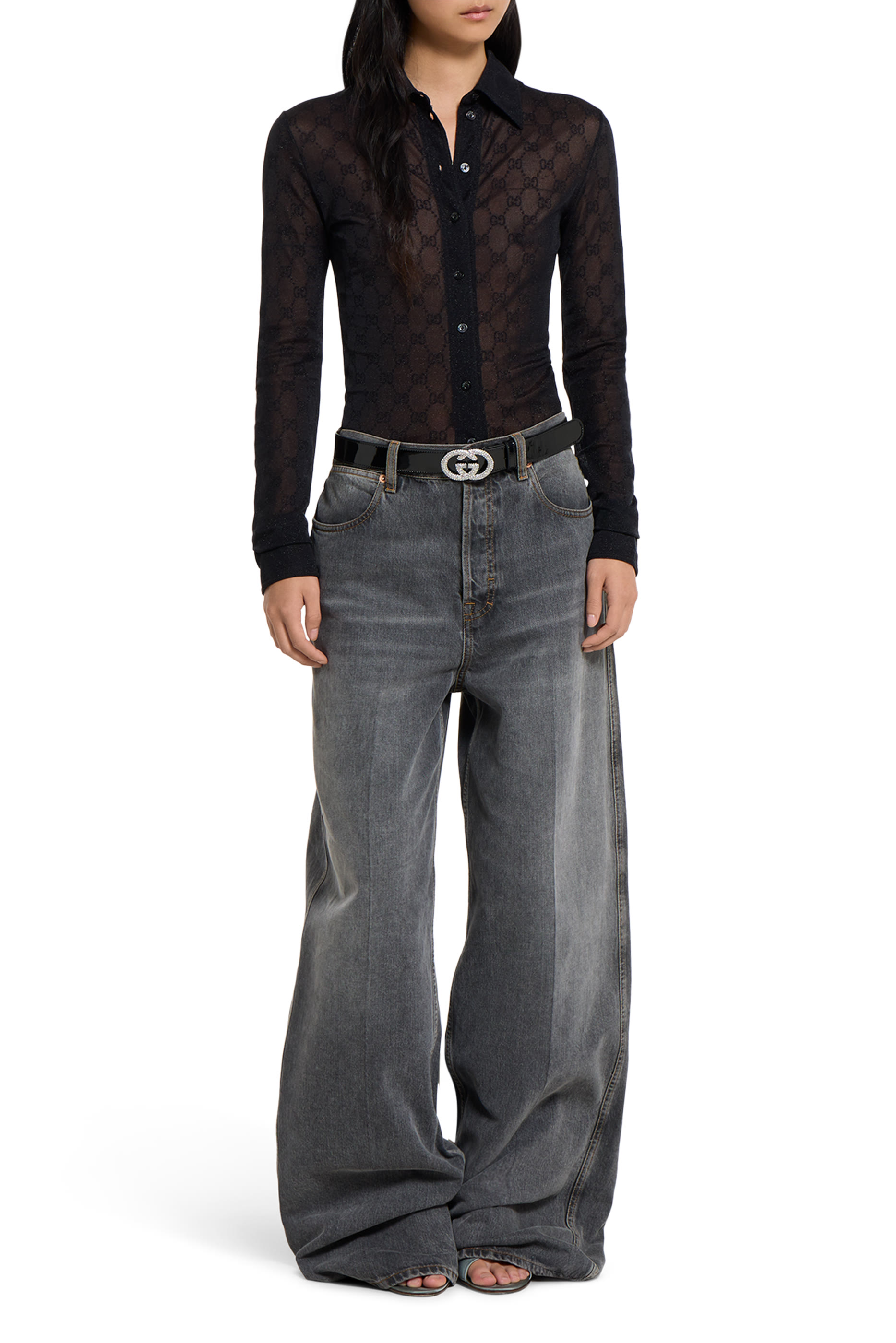 Interlocking G Buckle Thin Belt