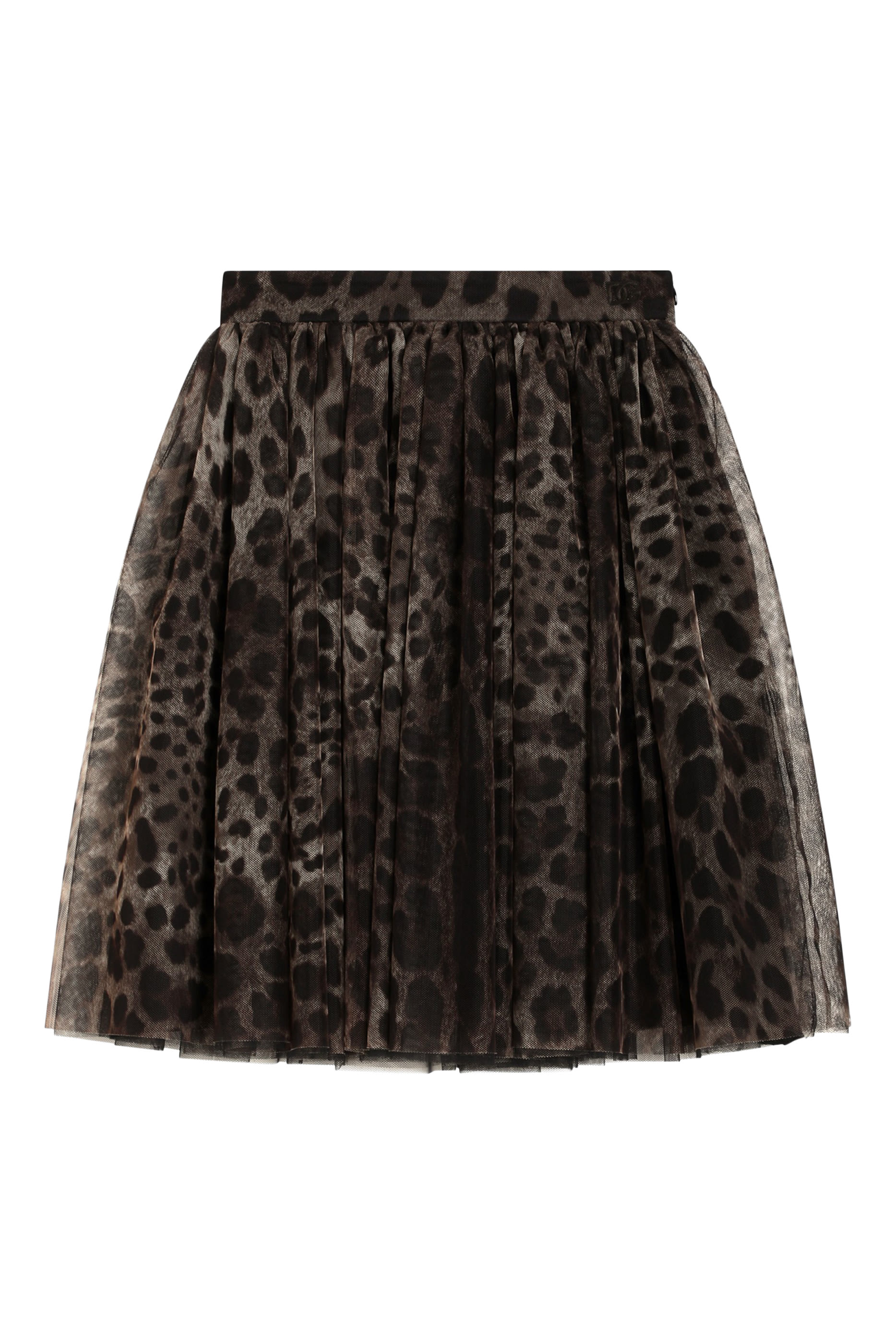 Kids Leopard-Print Tulle Skirt