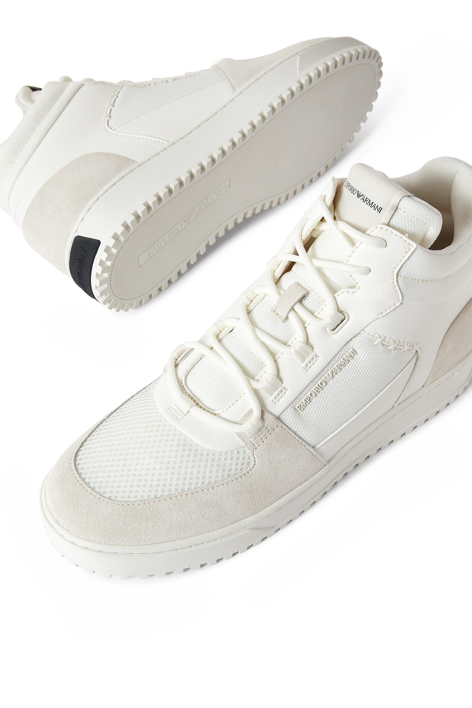 Eagle Logo High-Top Sneakers