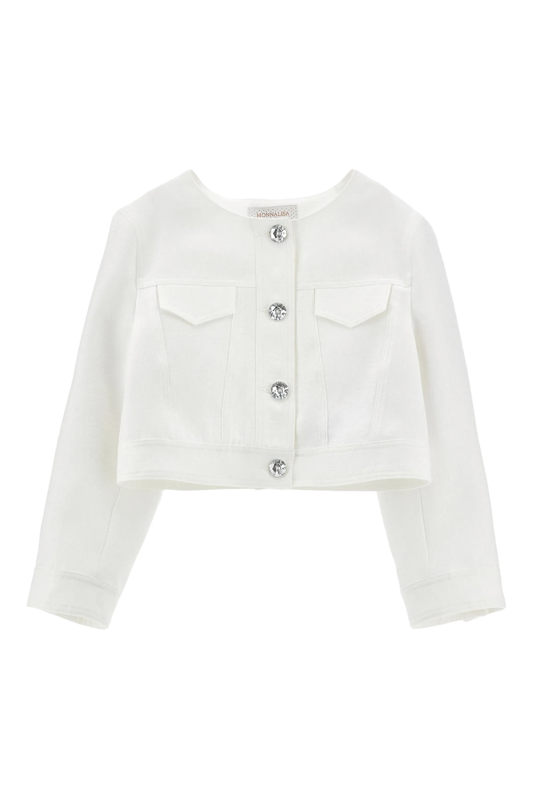 Kids Jacket with Jewel Buttons