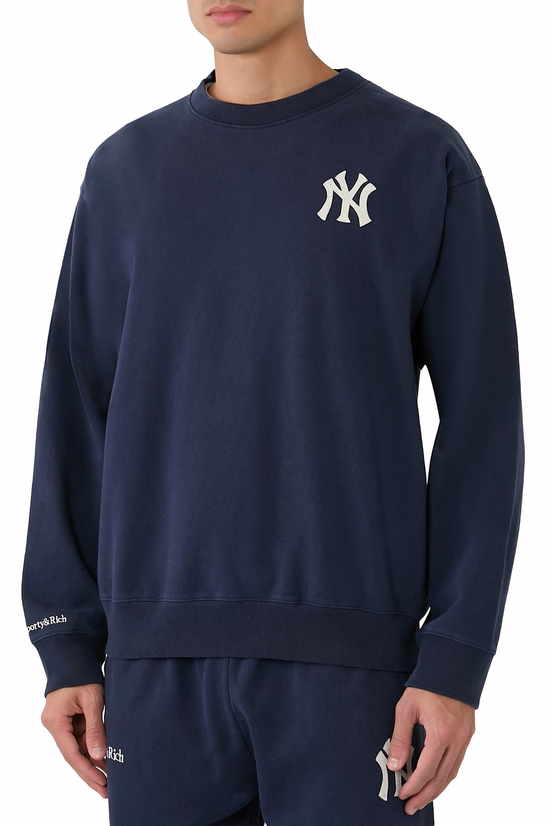 Yankees Serif Crewneck Sweatshirt