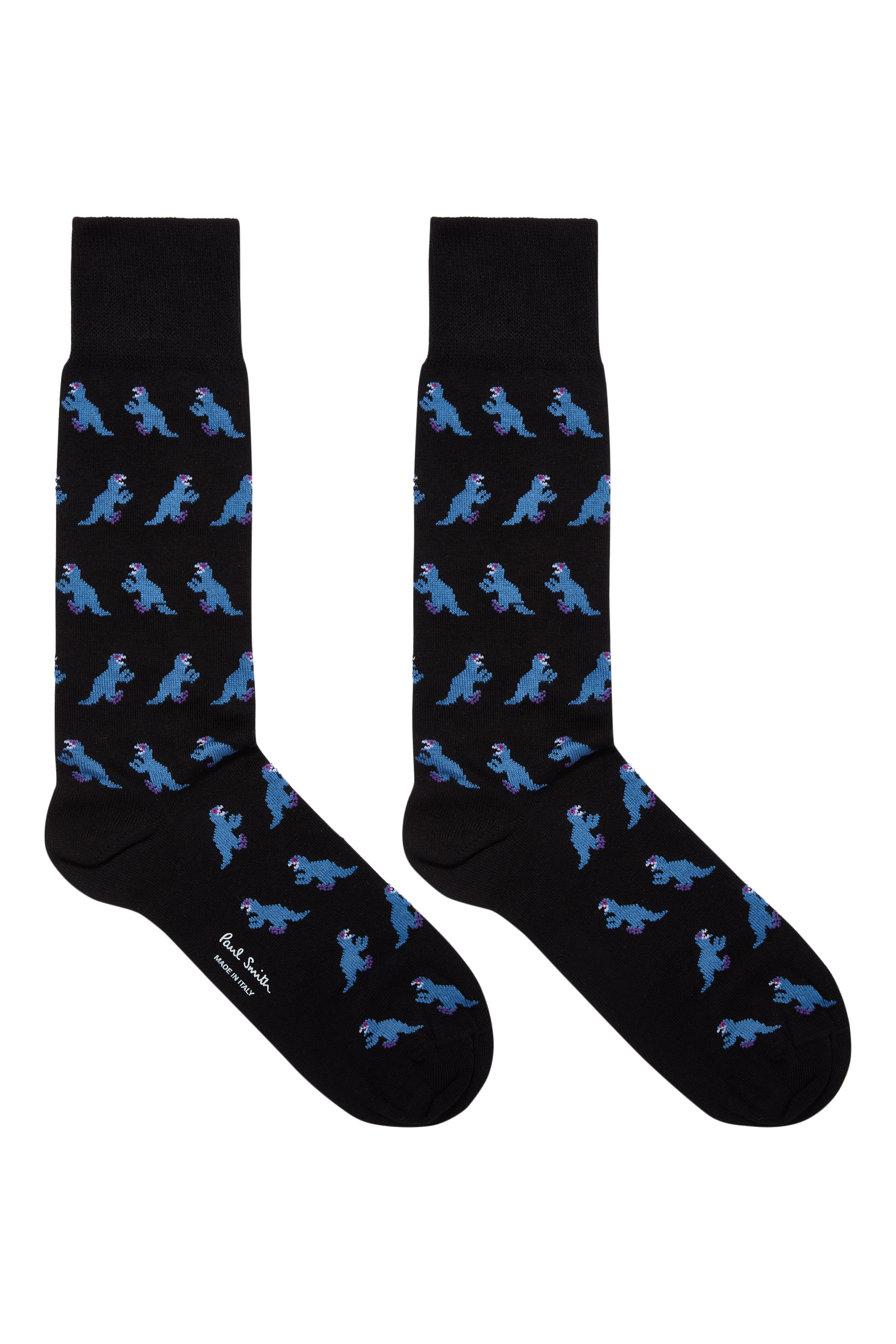 Cotton-Blend Dino Socks