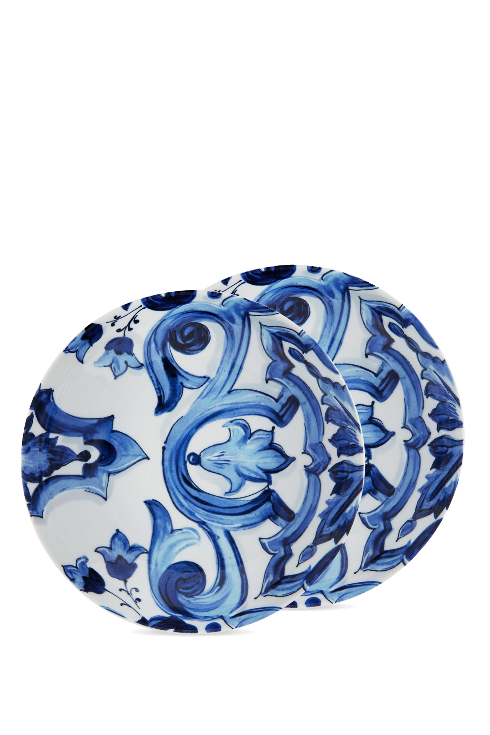 Blu Mediterraneo Fiore Soup Plates, Set of 2