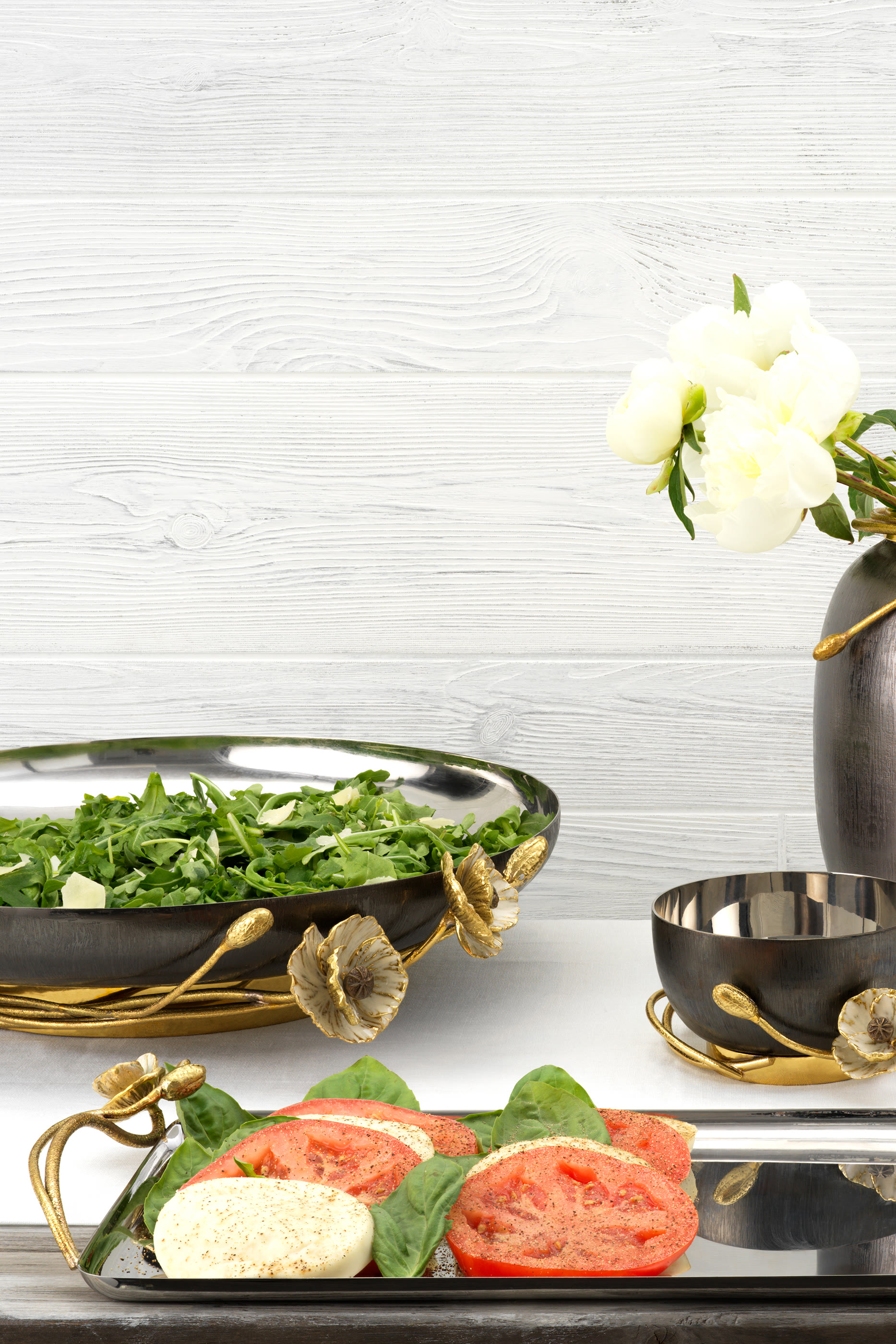 Anemone Large Footed Platter