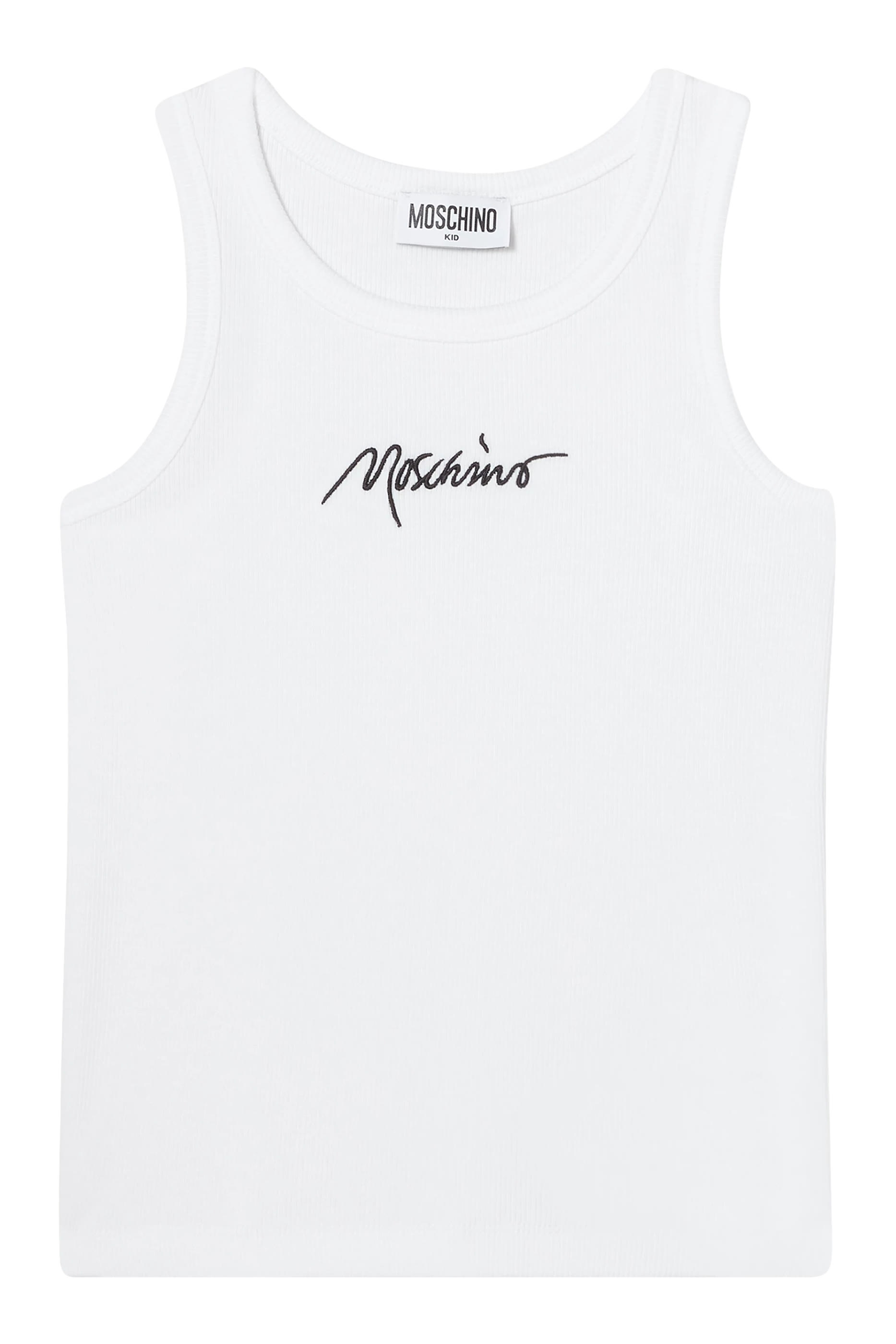 Kids Signature Logo Ribbed Tank Top
