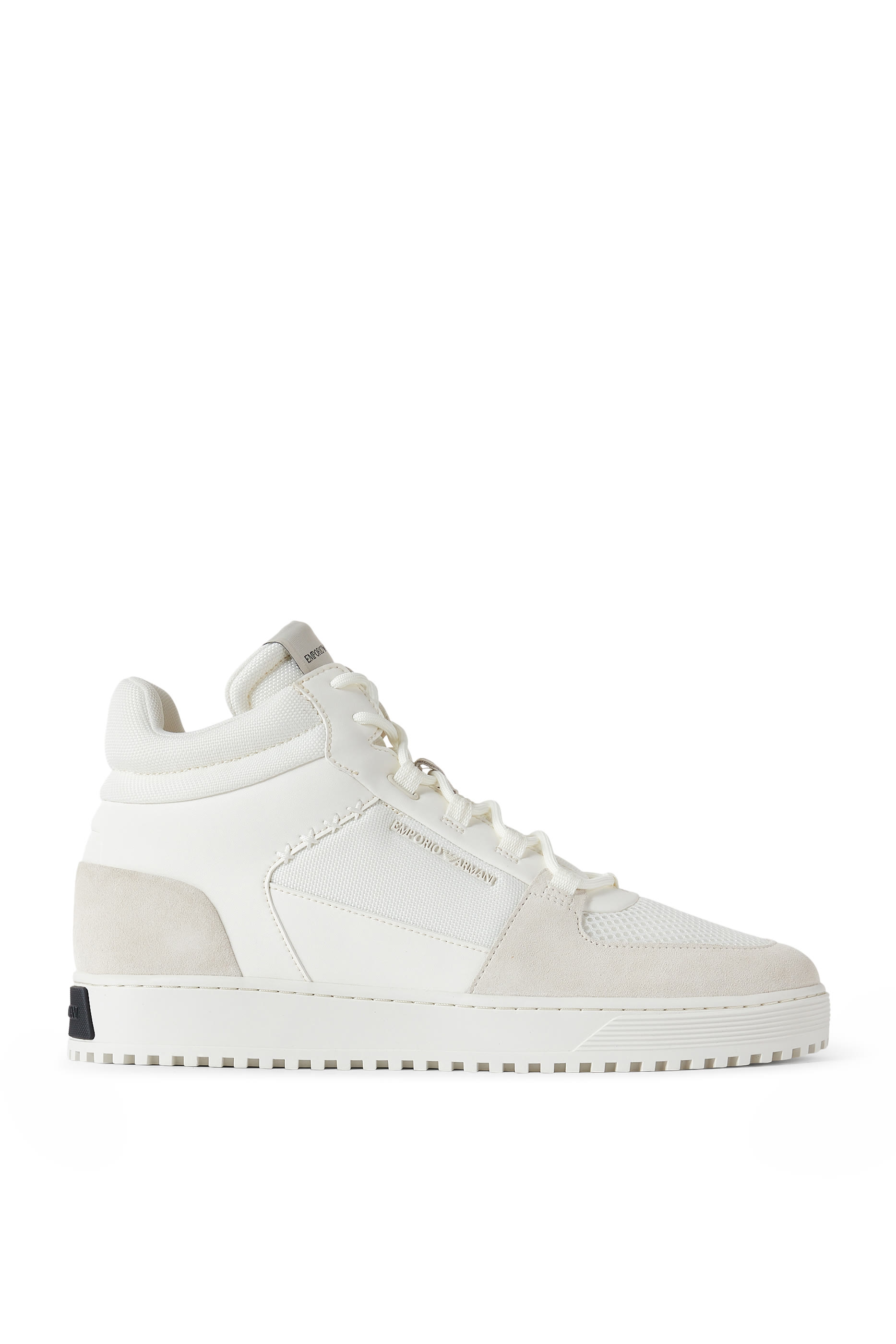 Eagle Logo High-Top Sneakers