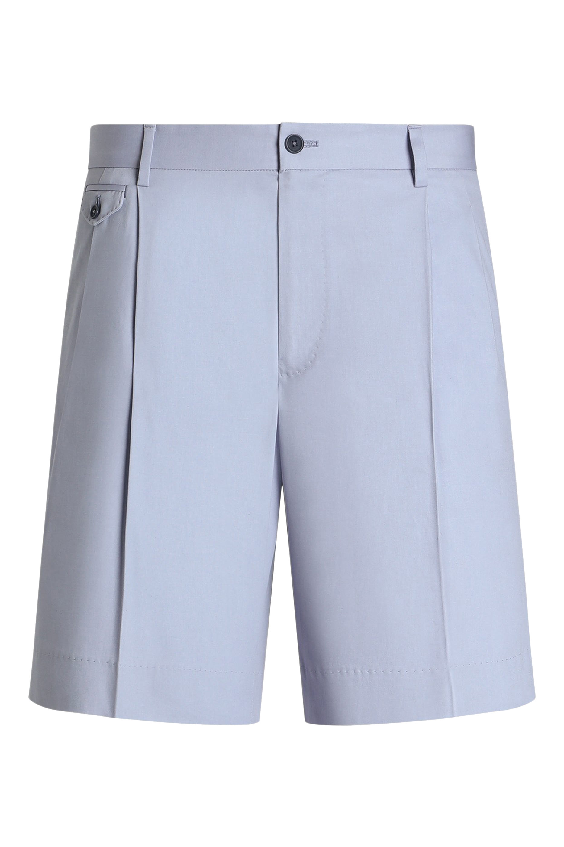 Cotton Gabardine Bermuda Shorts