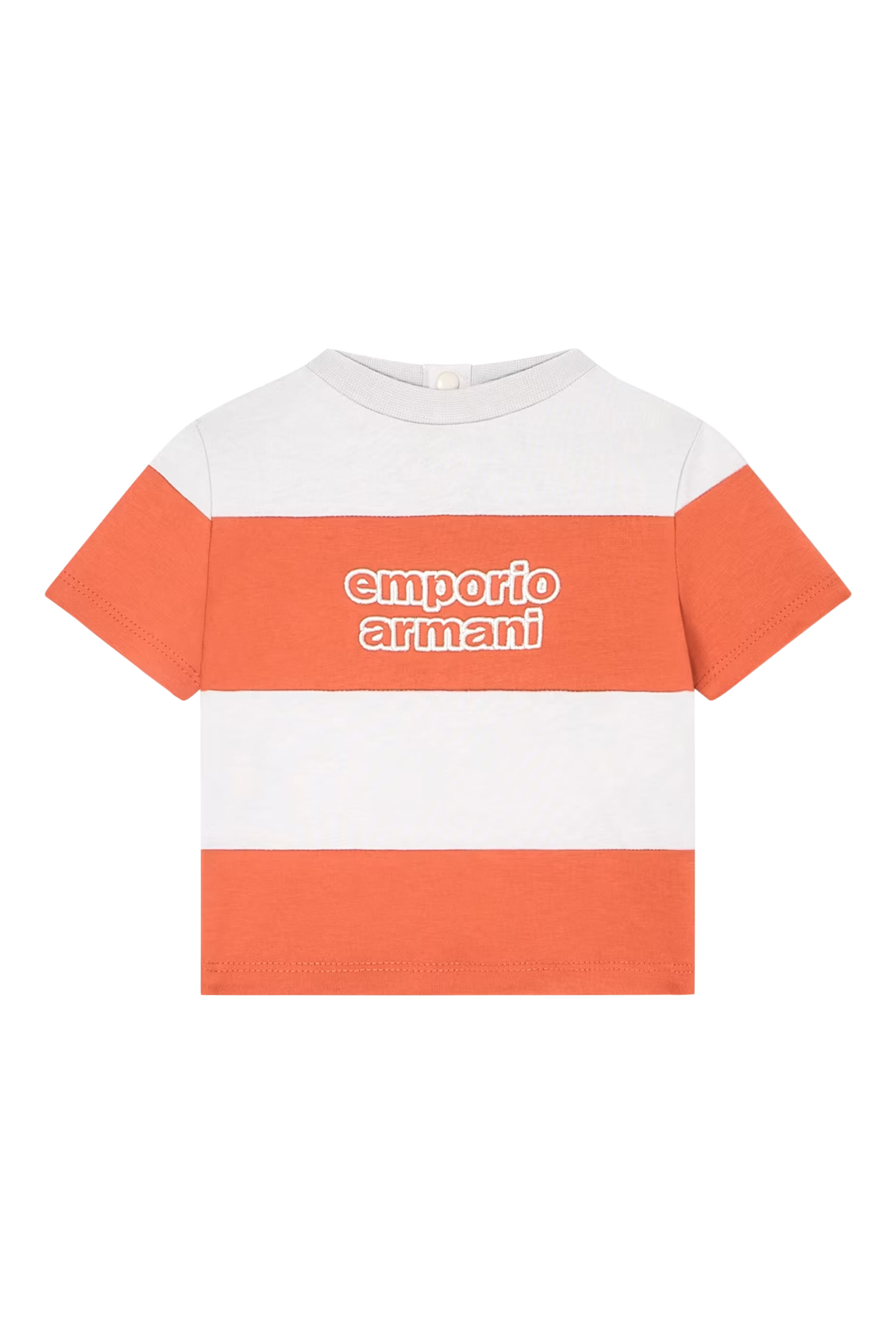 Kids Thick Stripes Macro EA Logo T-Shirt