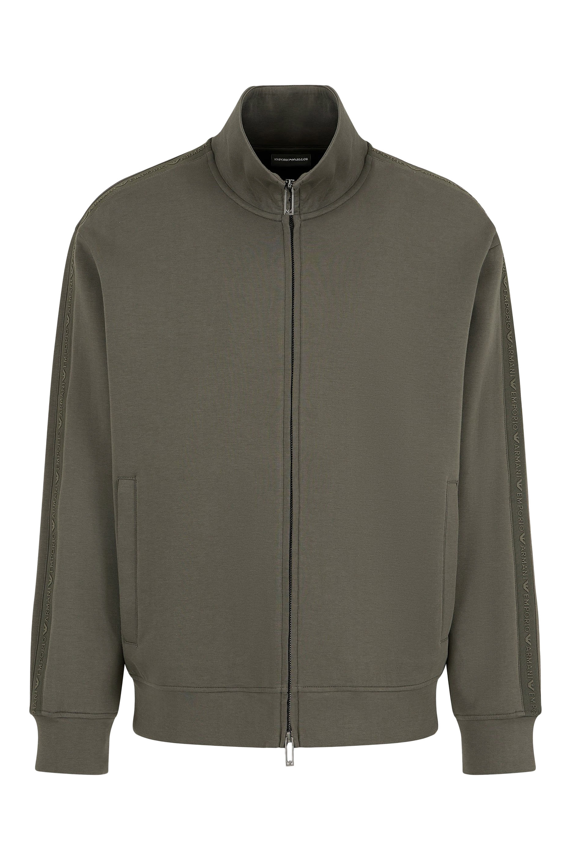 Jersey Zip-Up Sweatshirt