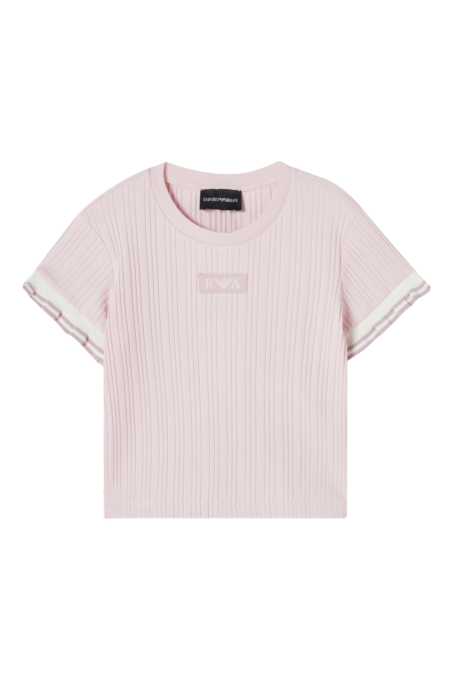 Kids EA Logo Ribbed Jumper