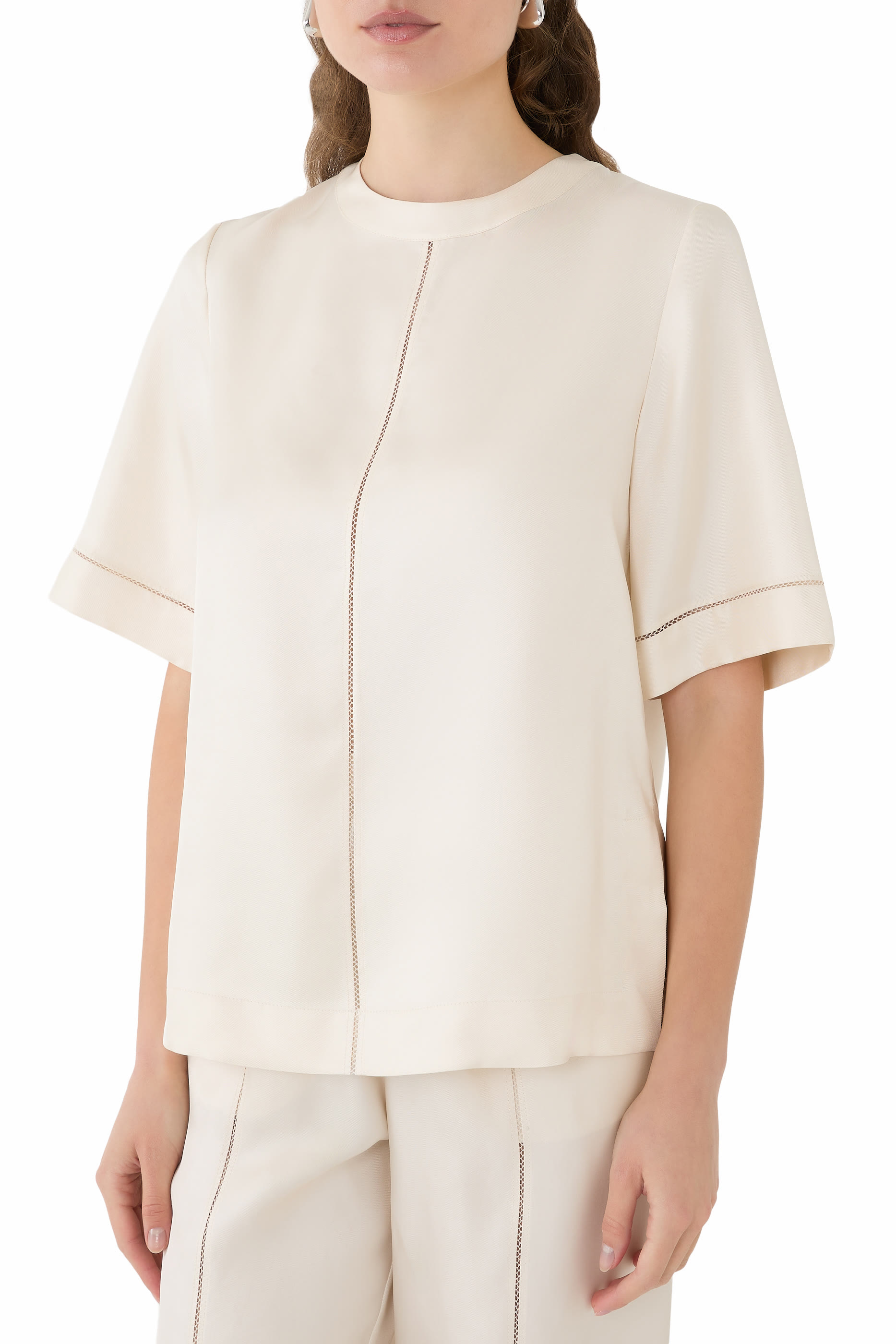 Havana Lace-Stitch Top