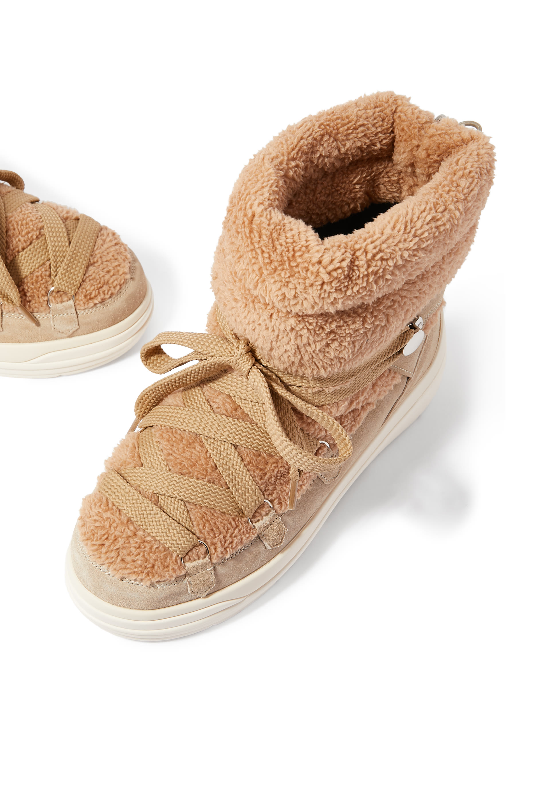 Insolux Faux Fur & Suede Snow Boots